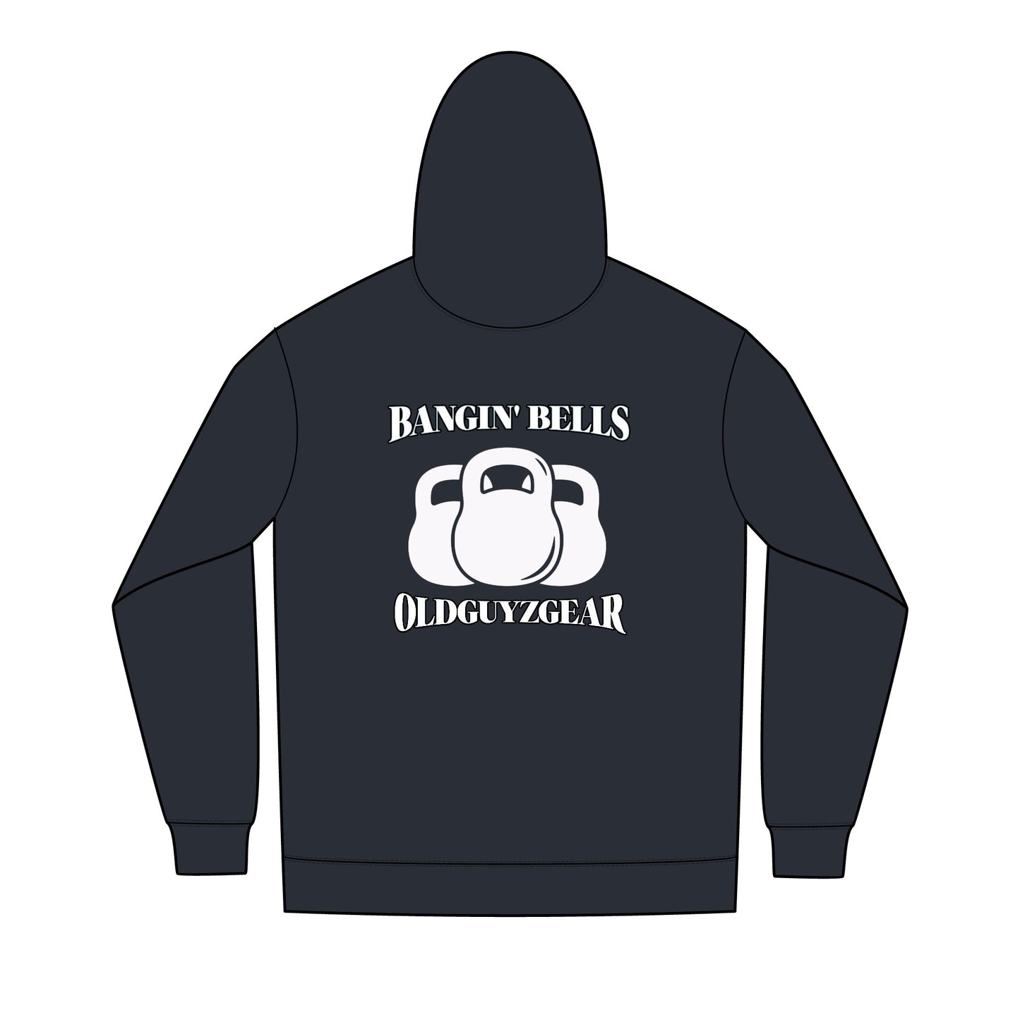 OldGuyzGear "Bangin" Bells" Men's Fitness Full-Zip Hoodie 2.1