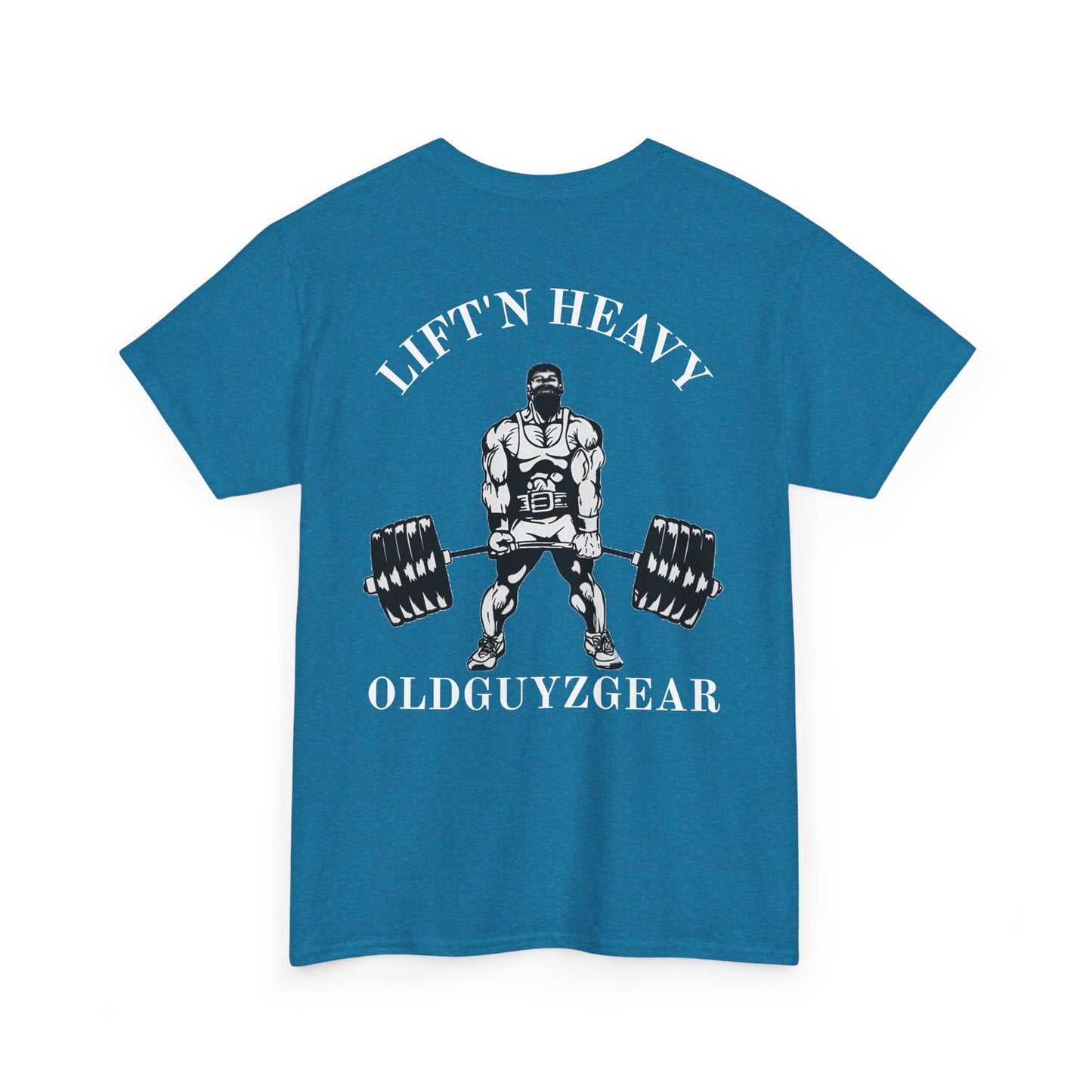 "Lift'n Heavy"-Cotton Gym T-Shirt for Fitness Enthusiasts