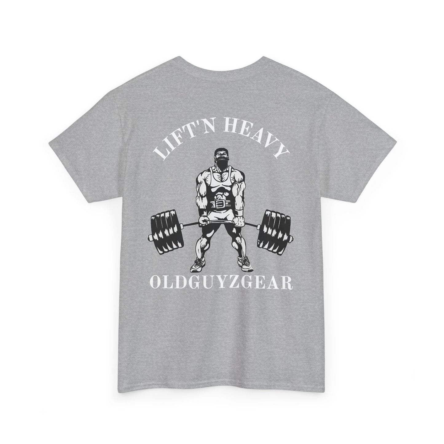 "Lift'n Heavy"-Cotton Gym T-Shirt for Fitness Enthusiasts