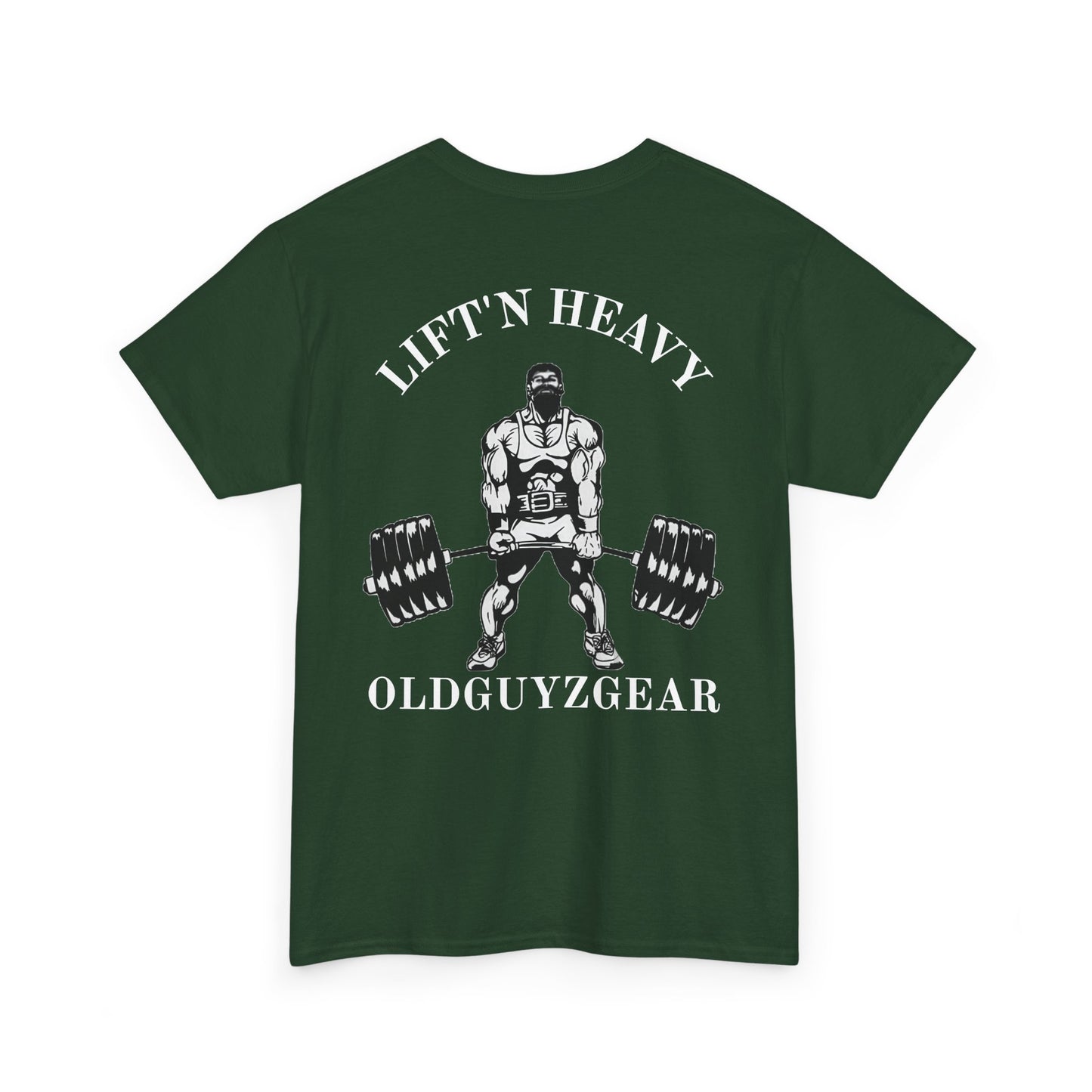 "Lift'n Heavy"-Cotton Gym T-Shirt for Fitness Enthusiasts