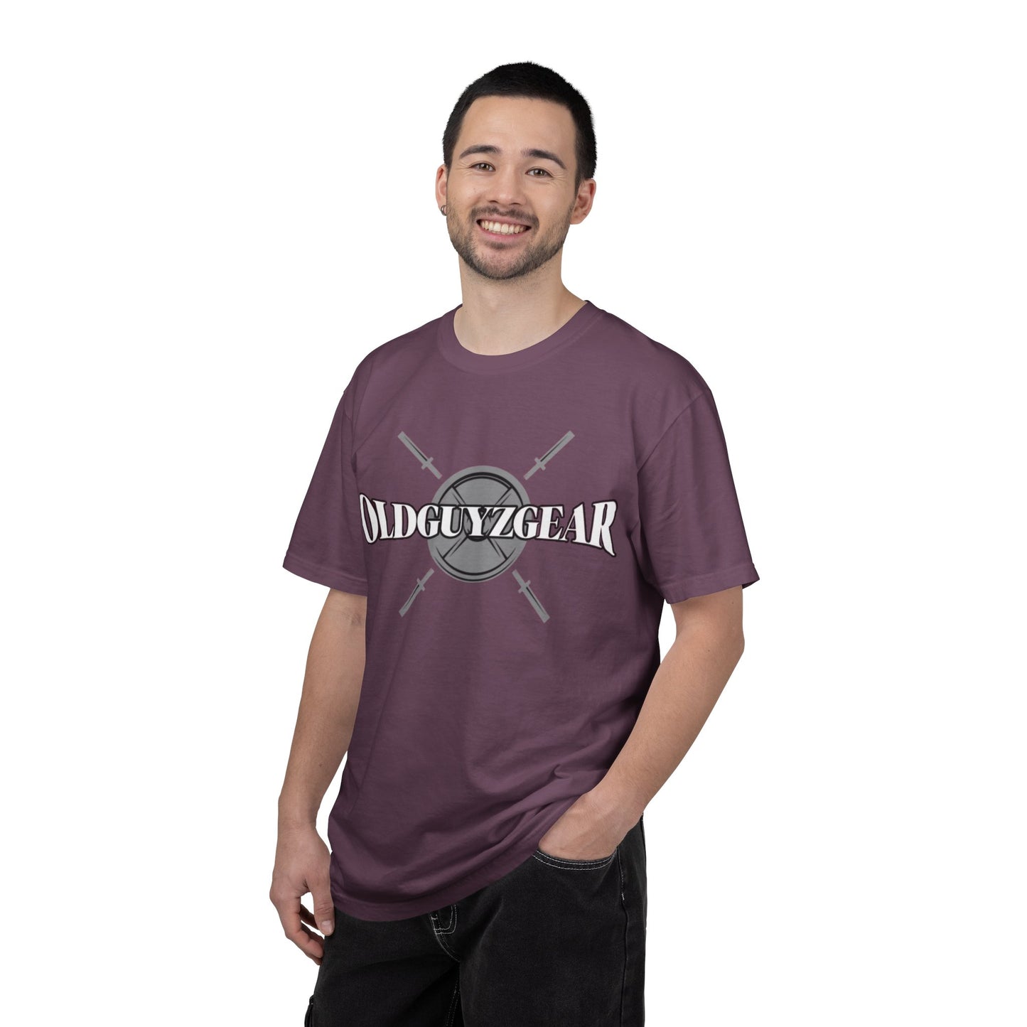 OldGuyzGear Logo heavy T-Shirt - Fitness Gym Tee