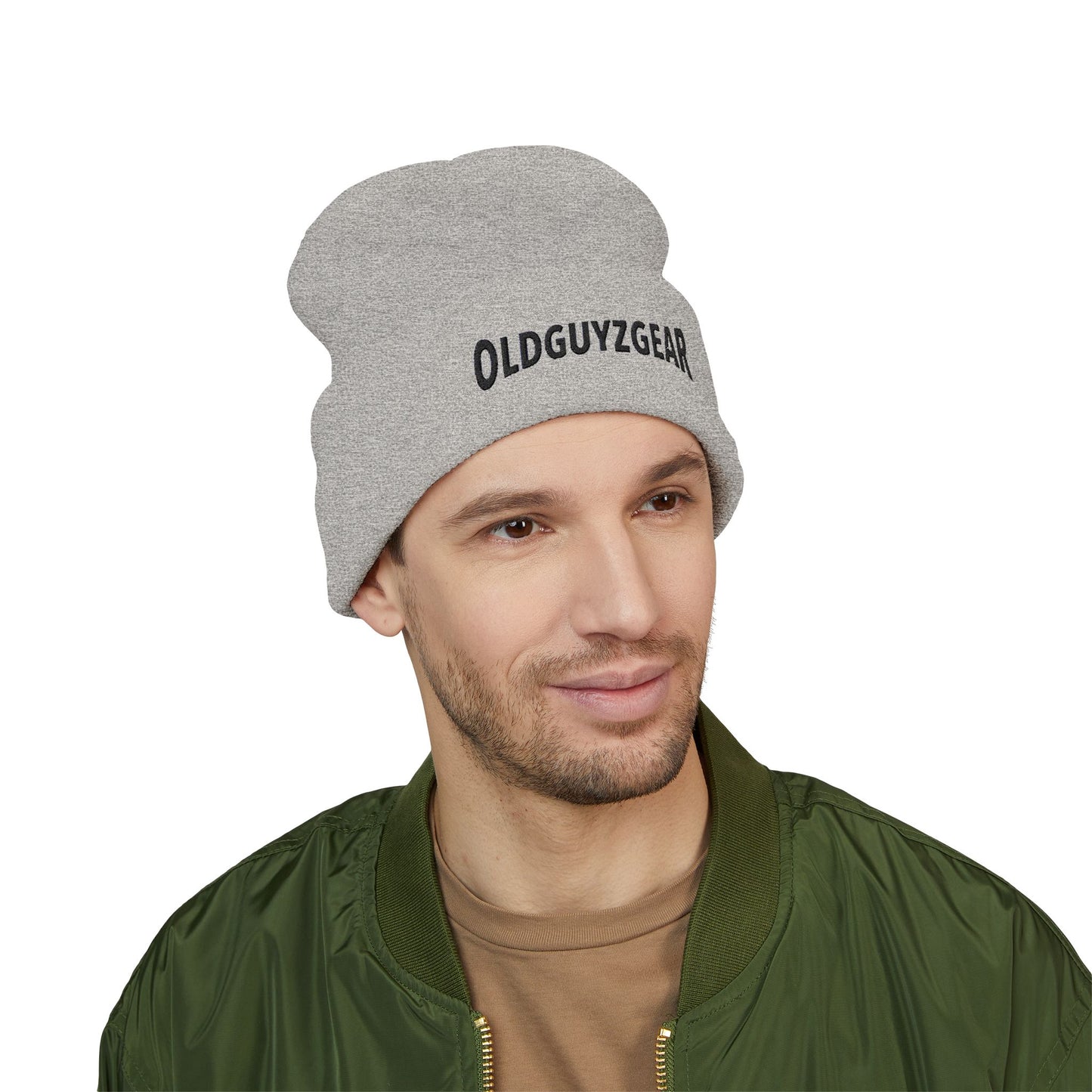 "OGG" Embroidered Fitness Beanie - Classic Cuffed Winter Hat