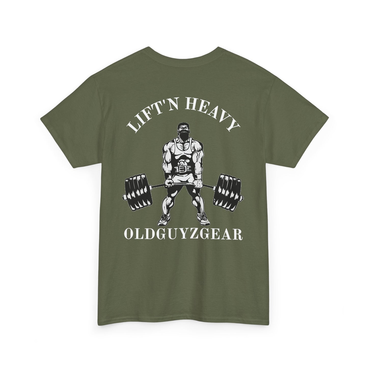"Lift'n Heavy"-Cotton Gym T-Shirt for Fitness Enthusiasts