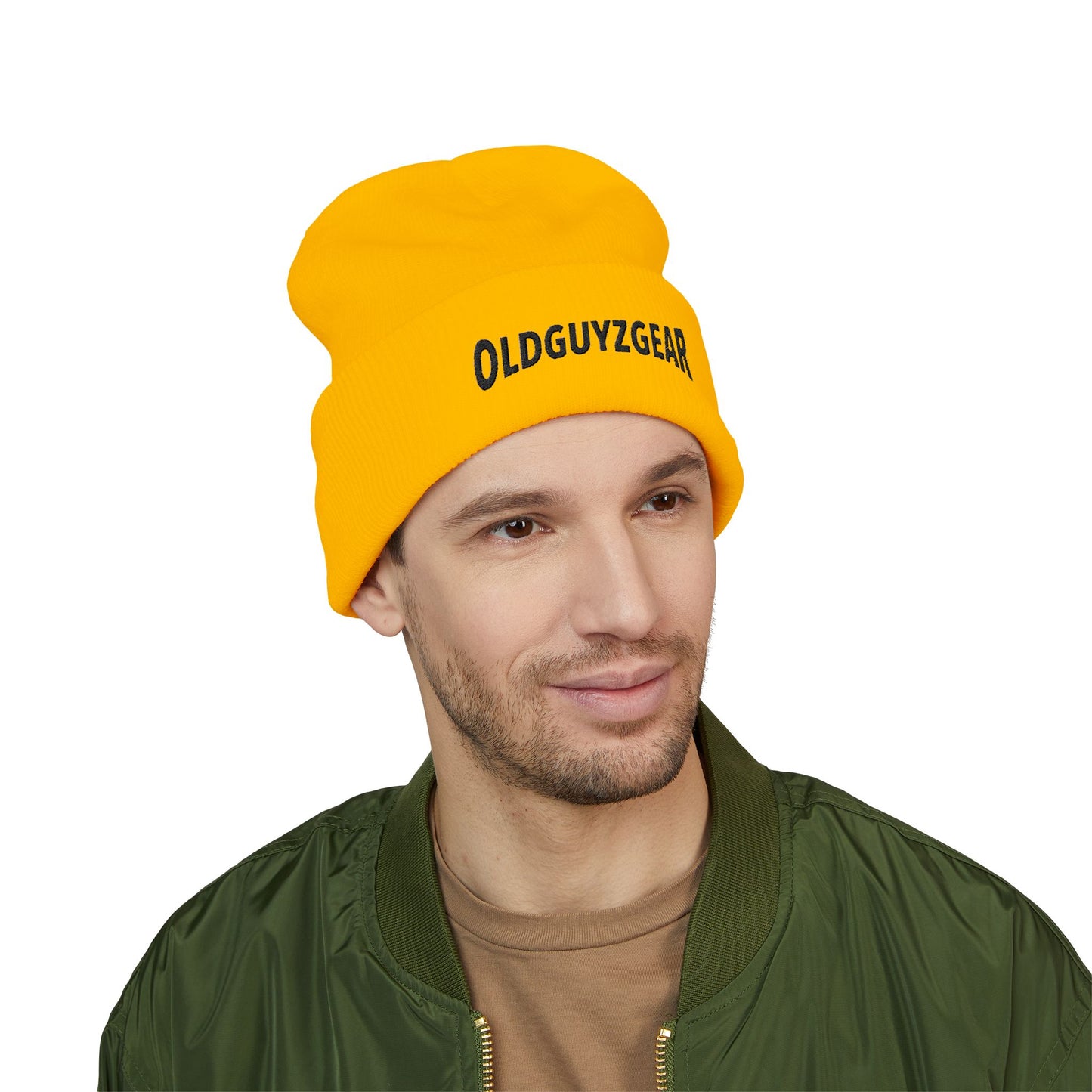"OGG" Embroidered Fitness Beanie - Classic Cuffed Winter Hat