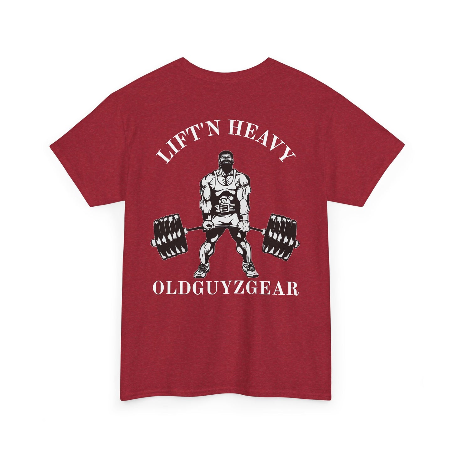 "Lift'n Heavy"-Cotton Gym T-Shirt for Fitness Enthusiasts