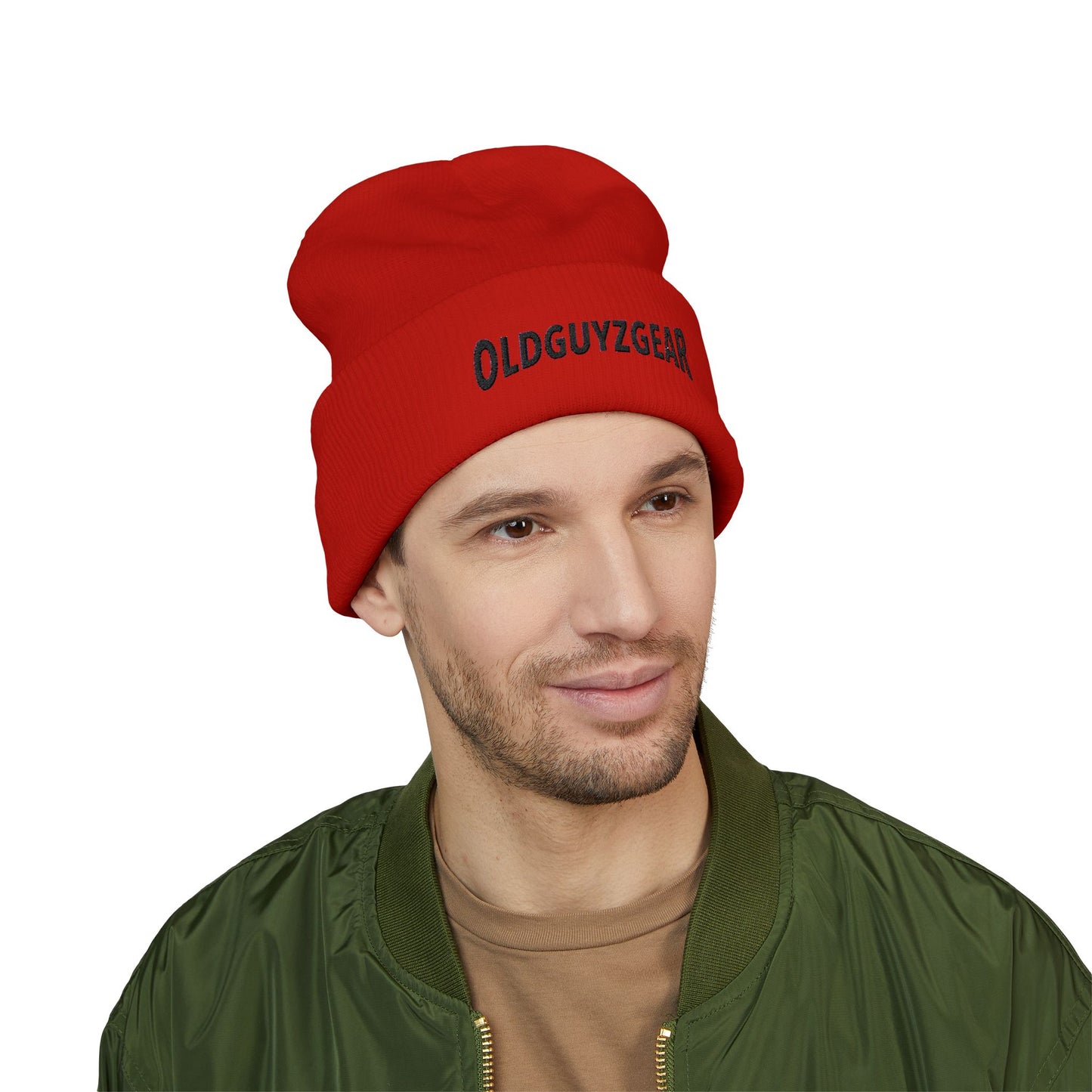 "OGG" Embroidered Fitness Beanie - Classic Cuffed Winter Hat