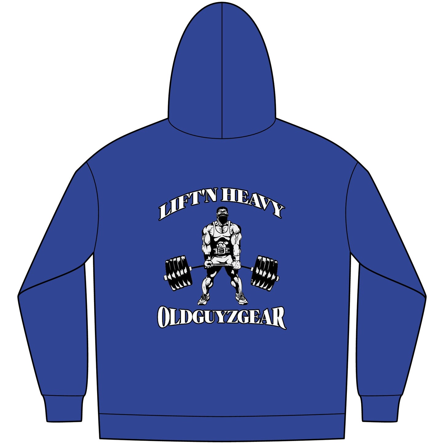 "Lift'n Heavy" Men's Fleece Pull Over Hoodie