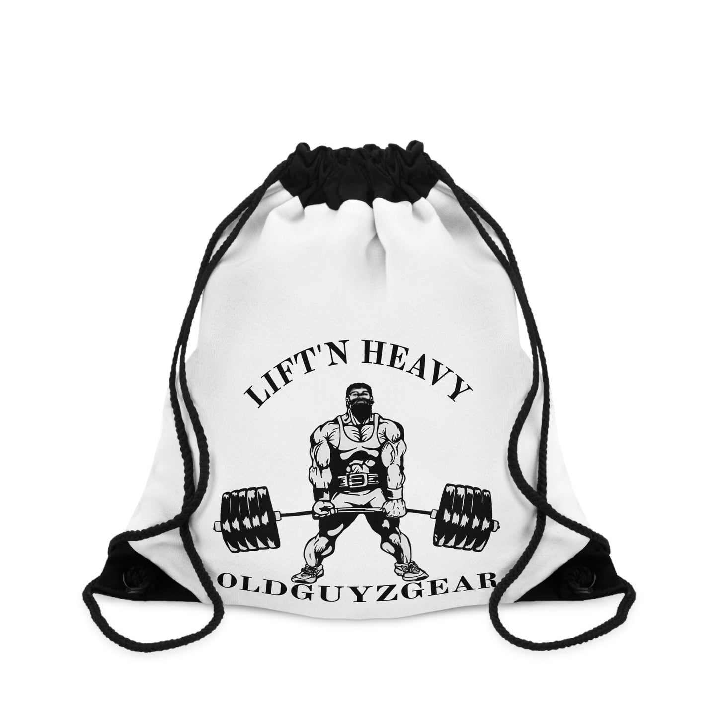Fitness Drawstring Bag - 'Lift'n Heavy' Gym Gear | For Weightlifters & Active Lifestyles