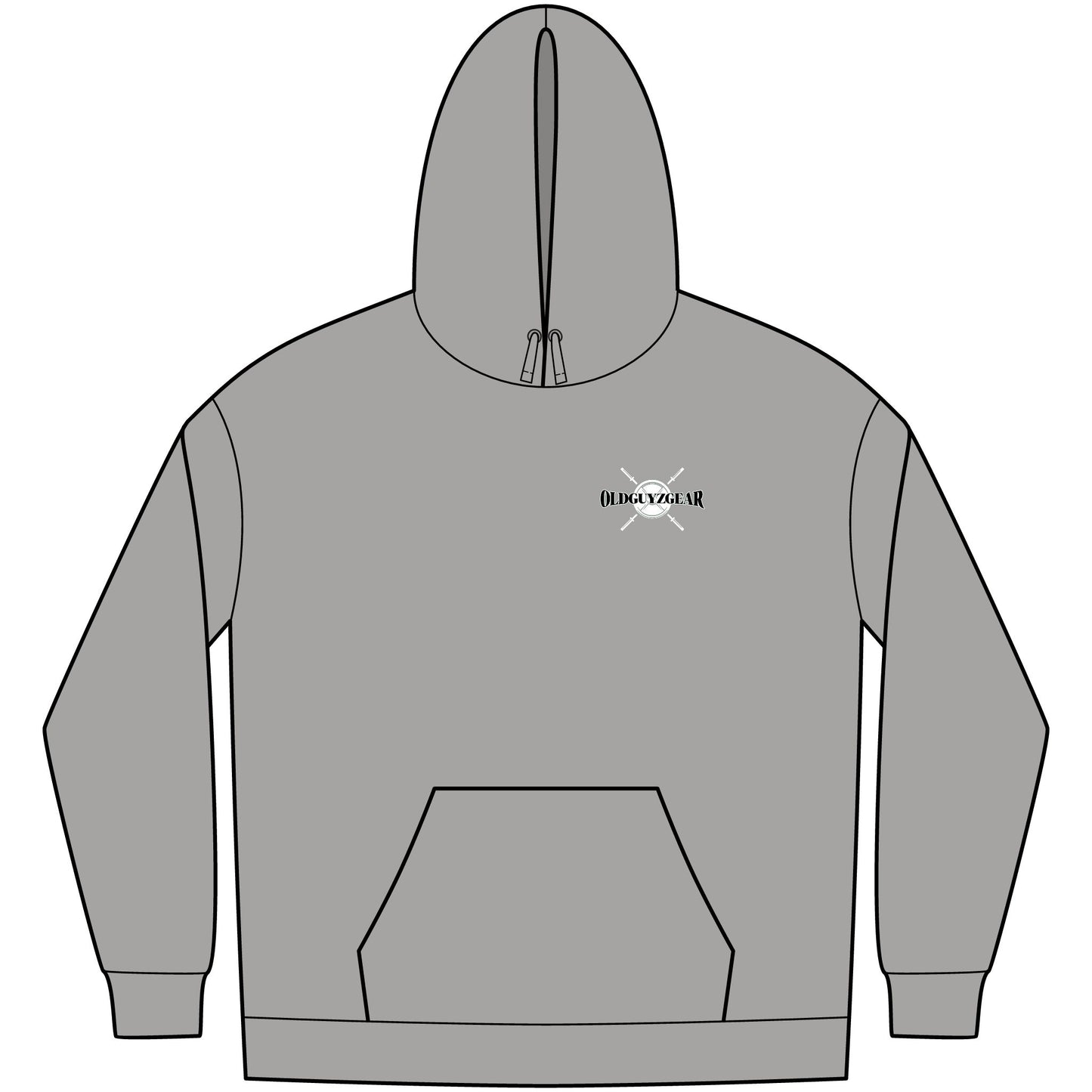 OldGuyzGear "Sicko Squats" Men's Fleece Pull Over Hoodie