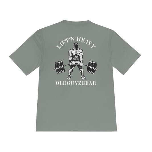 "Lift'n Heavy" Unisex Moisture Wicking Tee
