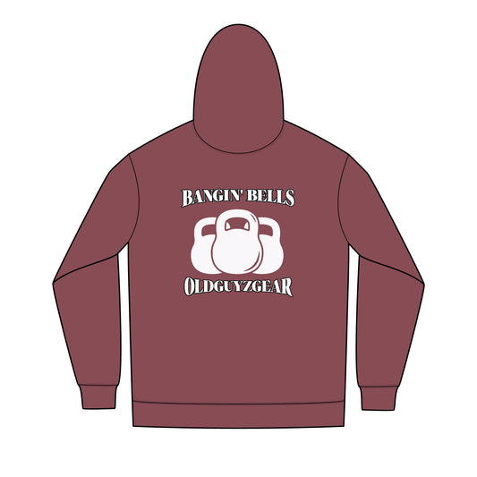 OldGuyzGear "Bangin" Bells" Men's Fitness Full-Zip Hoodie 2.1