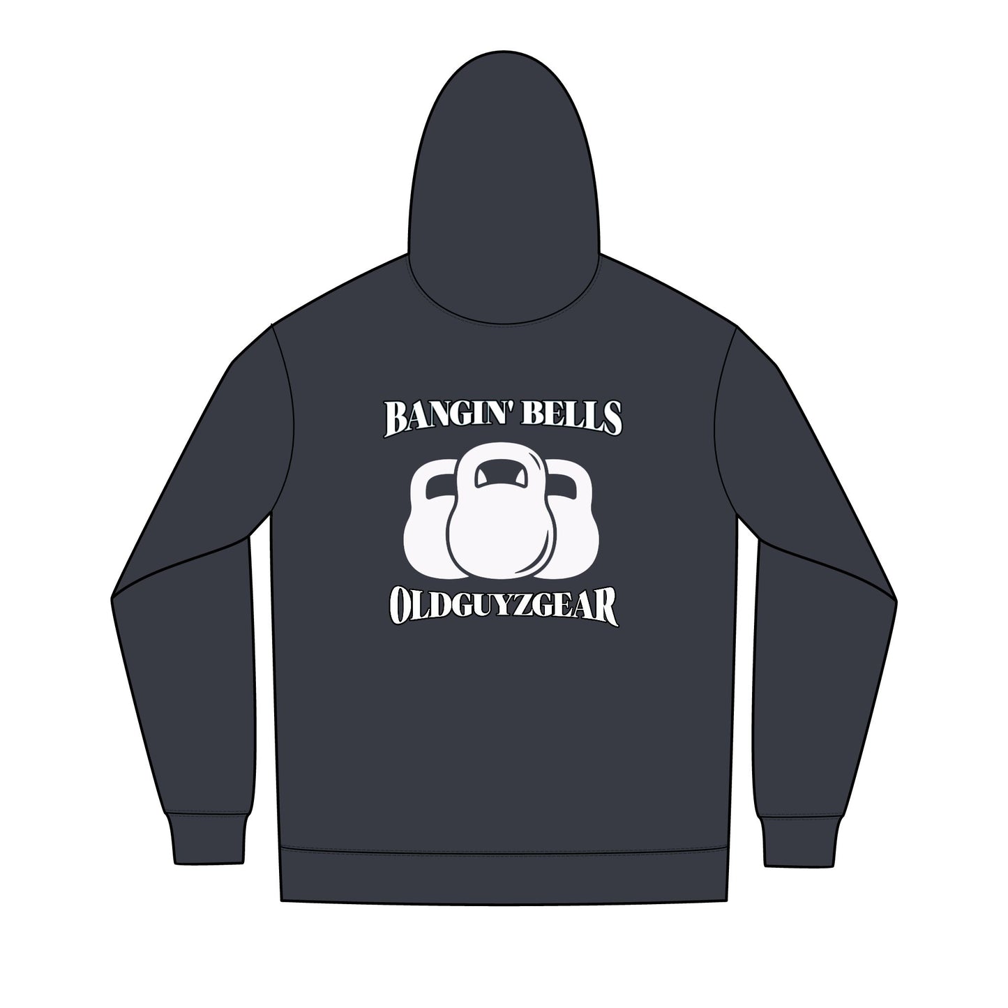 OldGuyzGear "Bangin" Bells" Men's Fitness Full-Zip Hoodie 2.1