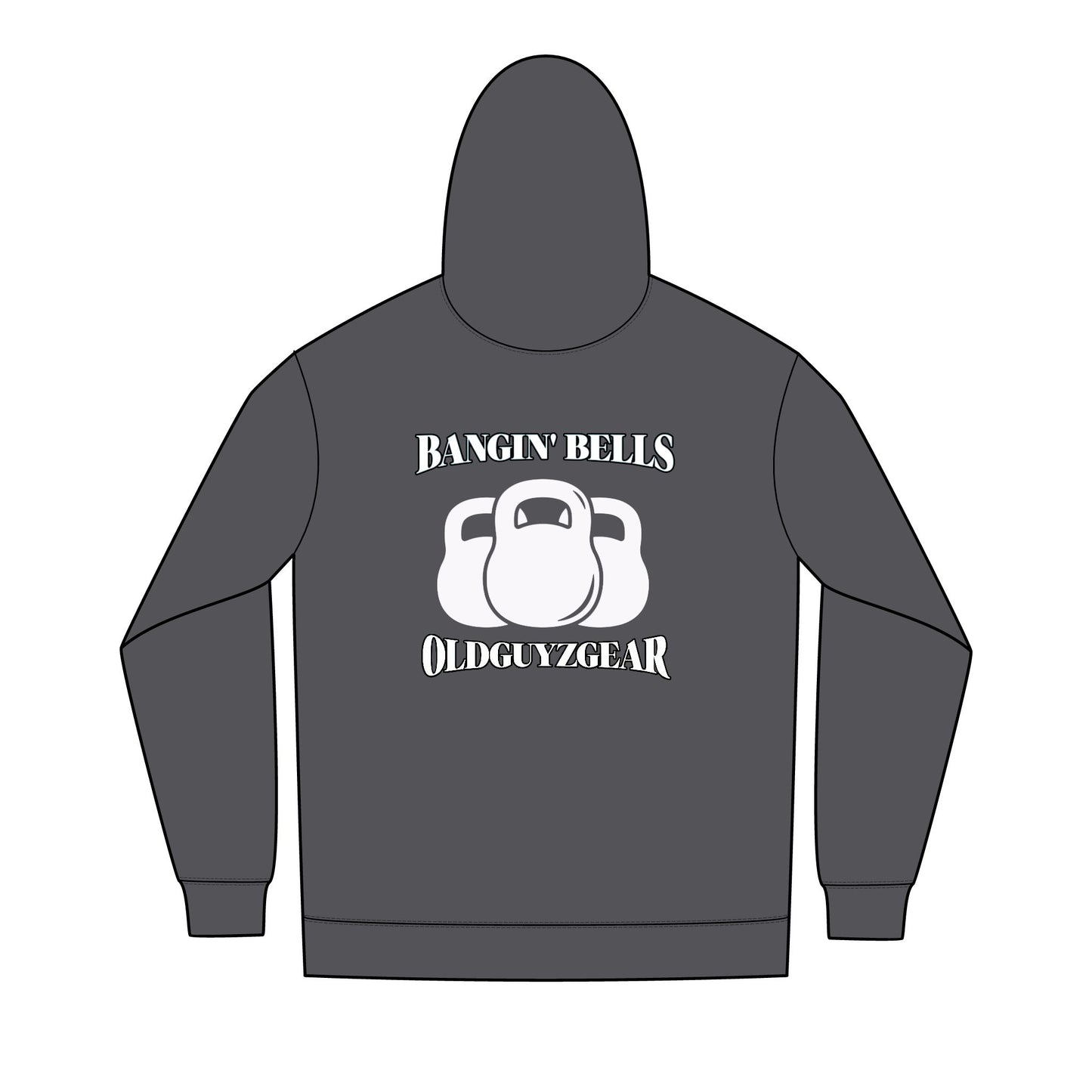 OldGuyzGear "Bangin" Bells" Men's Fitness Full-Zip Hoodie 2.1