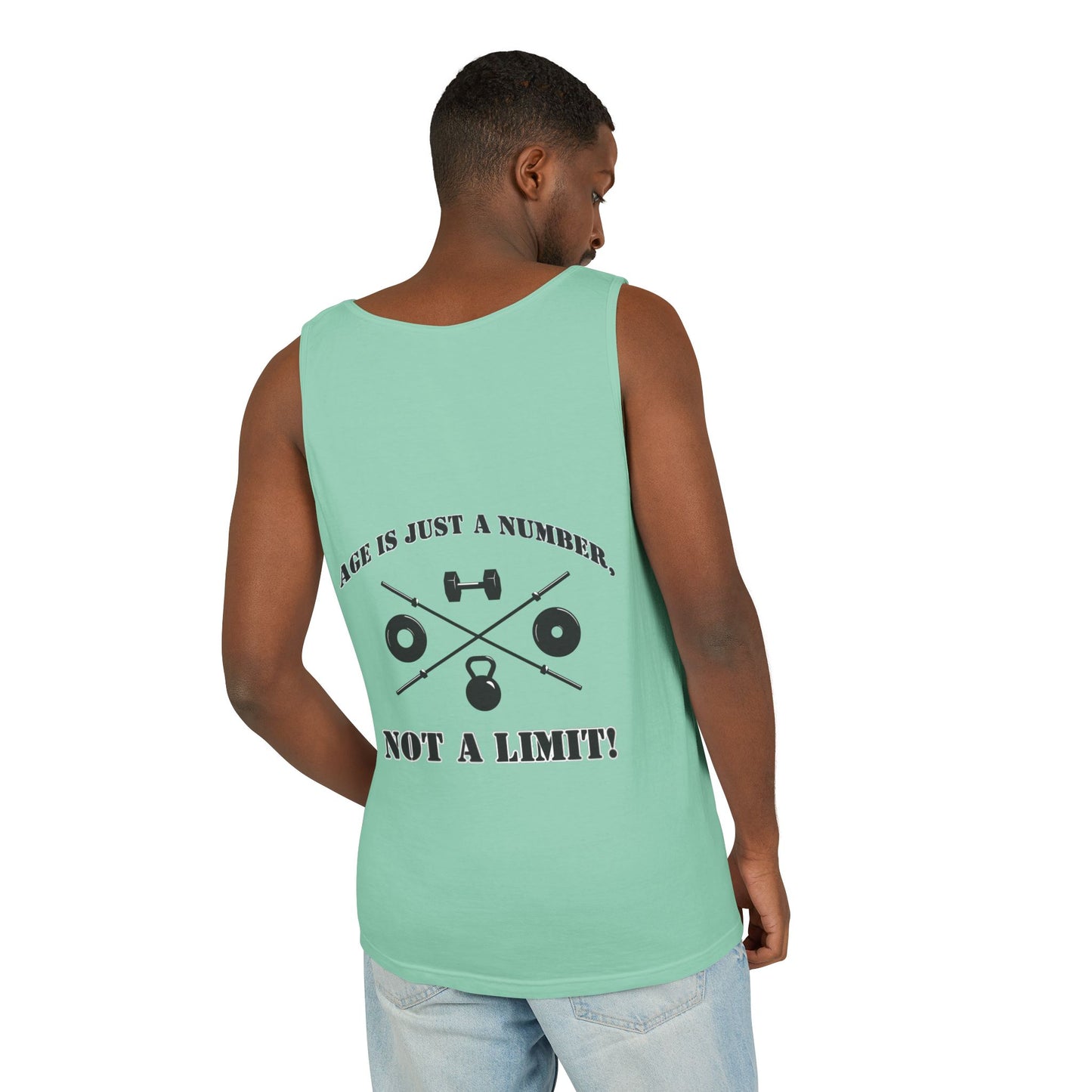 OldGuyzGear "Age is Just a Number, not a Limit" Fitness Tank Top
