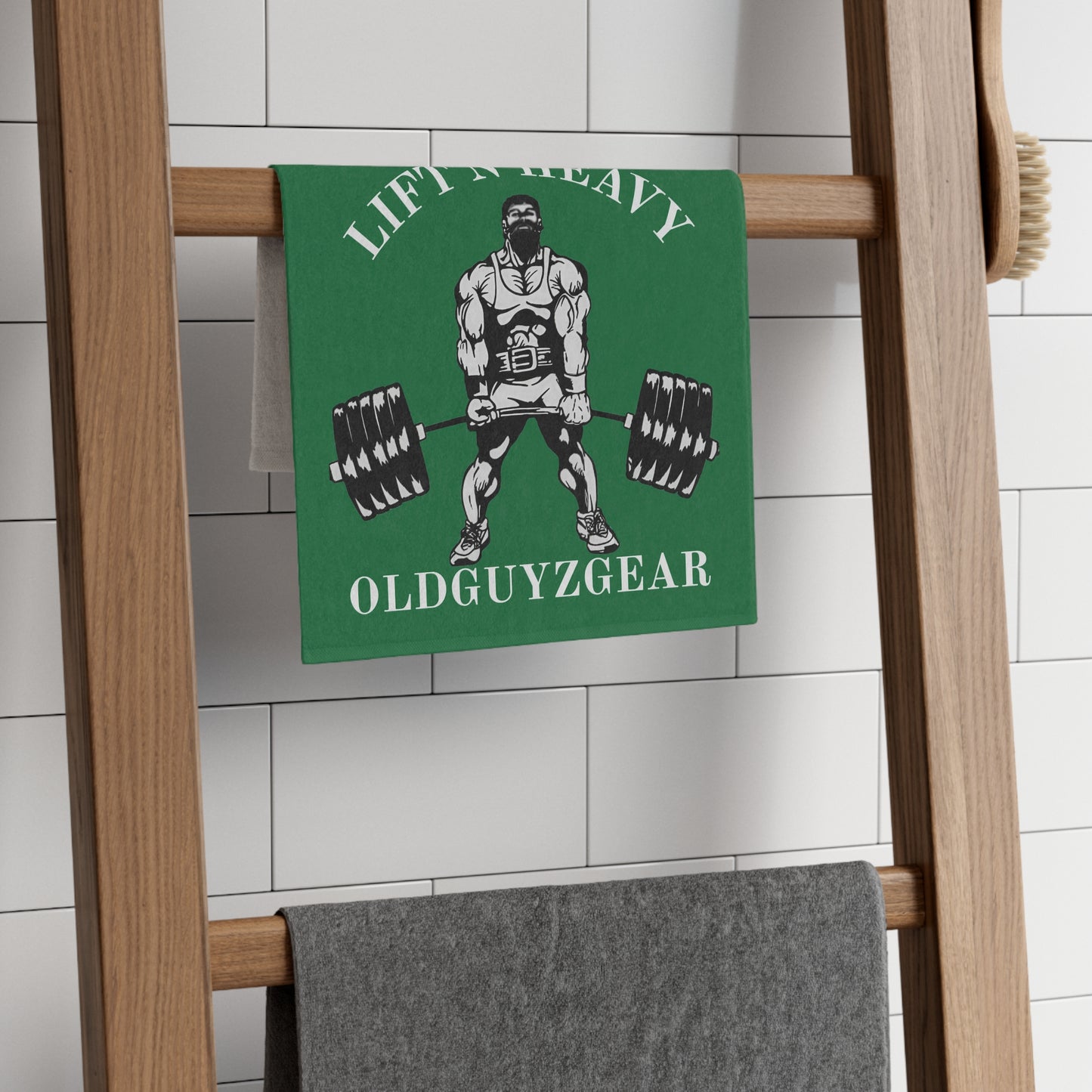 'Lift'n Heavy' Workout Rally Towel, Gym Towel, Weightlifting Towel, Fitness Gift, Exercise Towel, Sports Towel, Motivational Towel