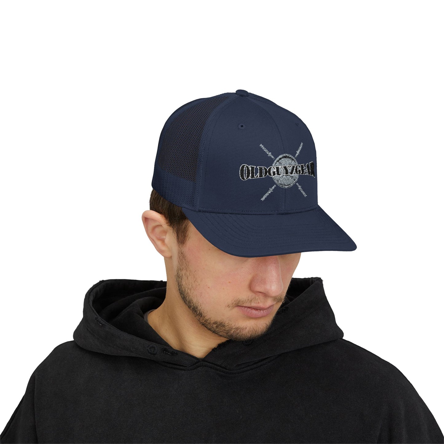 "OGG" Snapback Trucker Hat - Grey plate