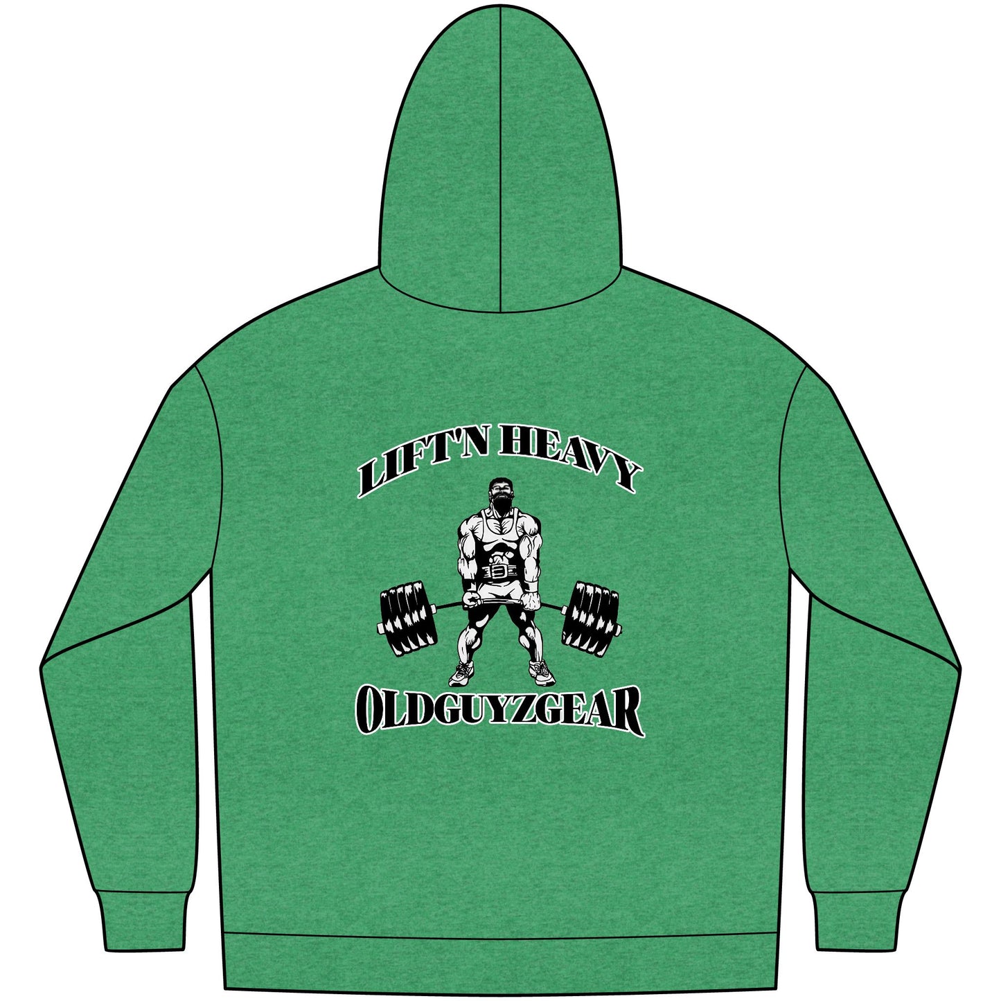 "Lift'n Heavy" Men's Fitness Hoodie