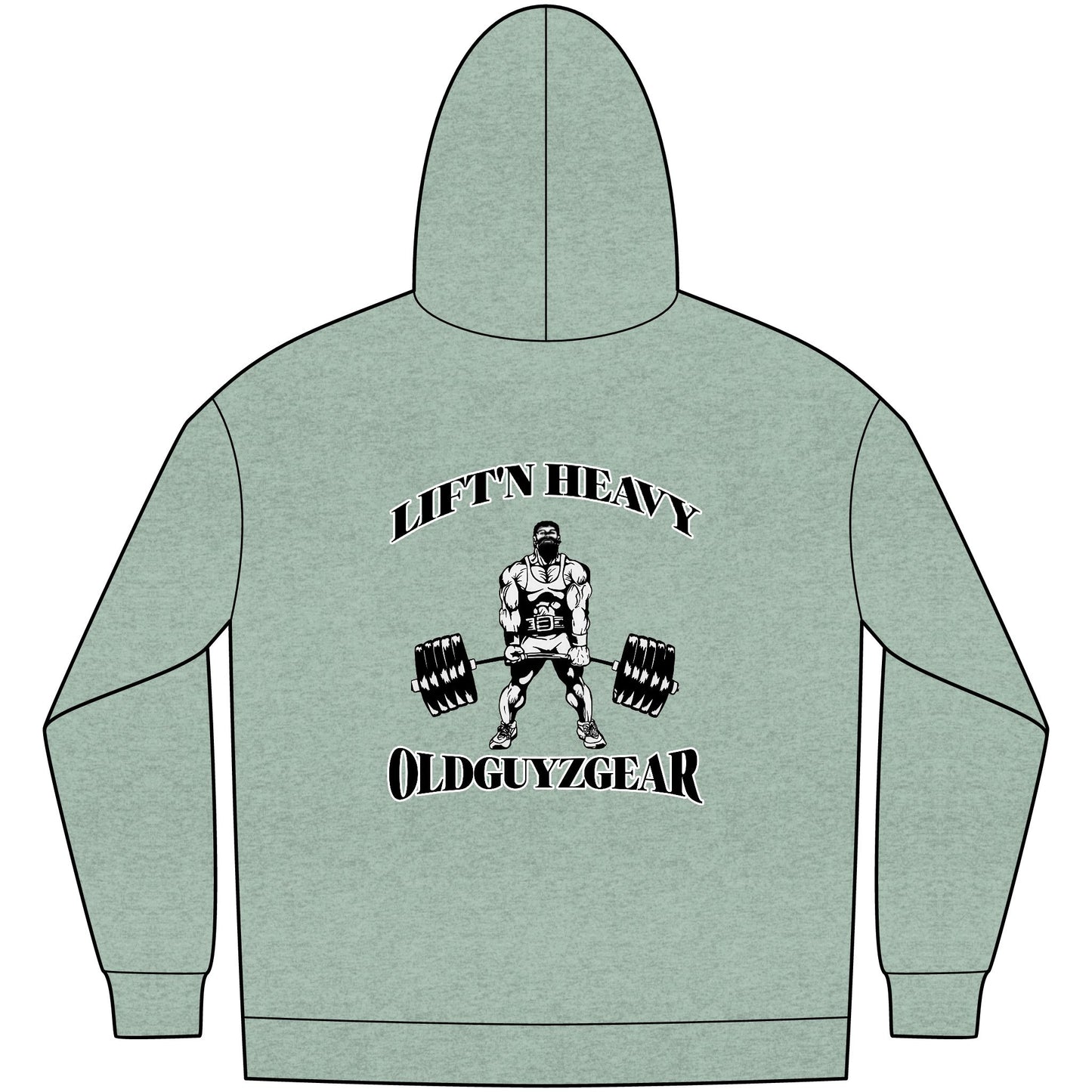 "Lift'n Heavy" Men's Fitness Hoodie