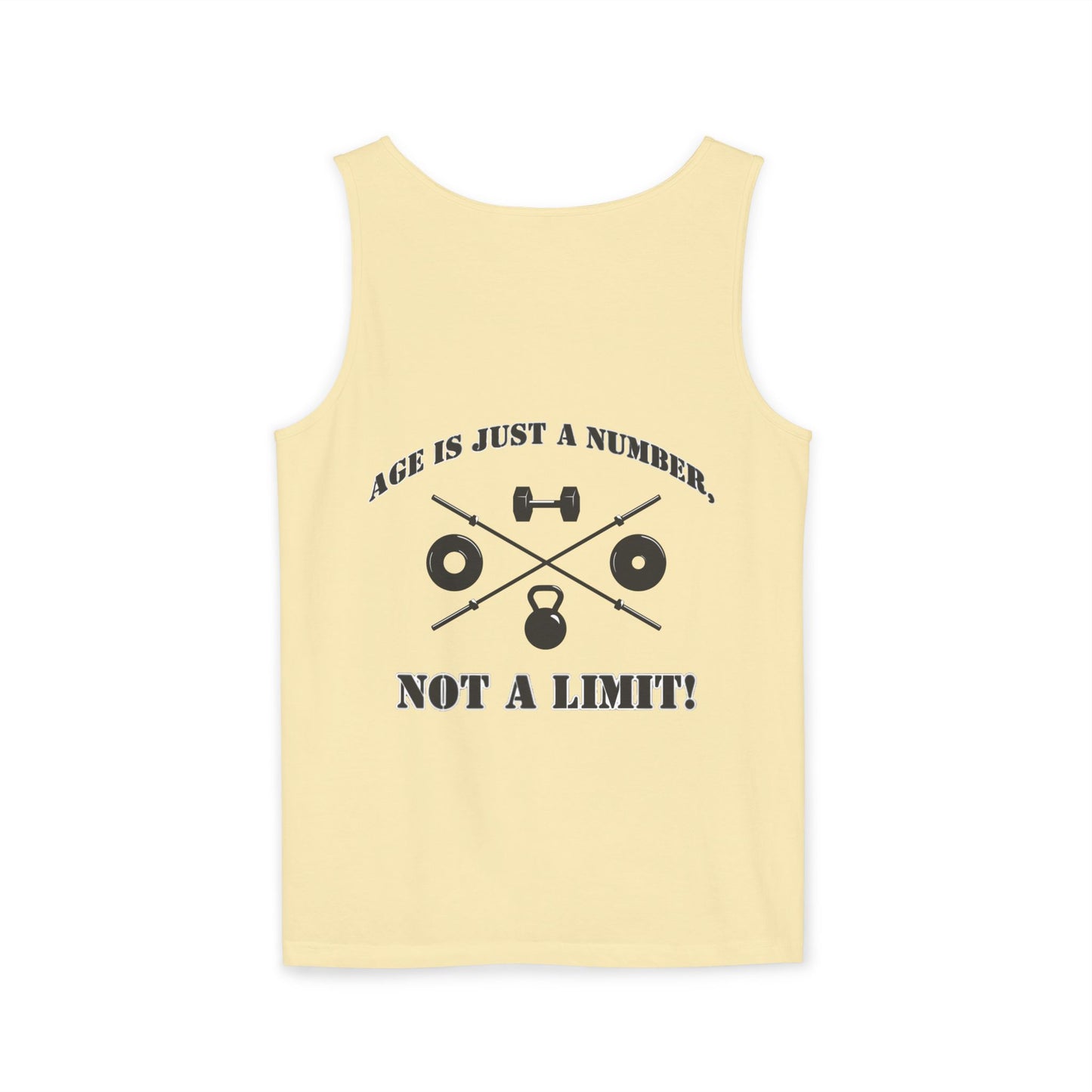 OldGuyzGear "Age is Just a Number, not a Limit" Fitness Tank Top