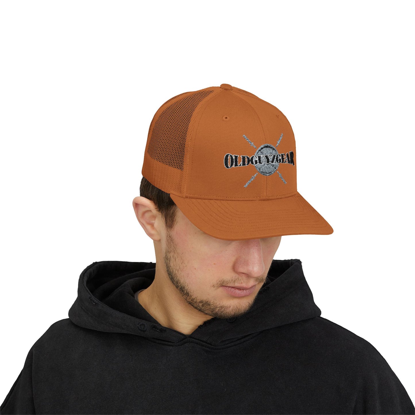 "OGG" Snapback Trucker Hat - Grey plate