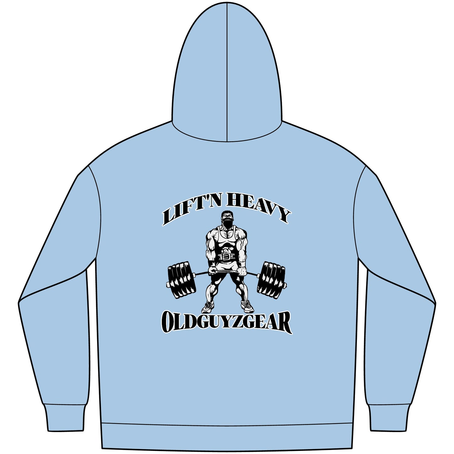 "Lift'n Heavy" Men's Fleece Pull Over Hoodie