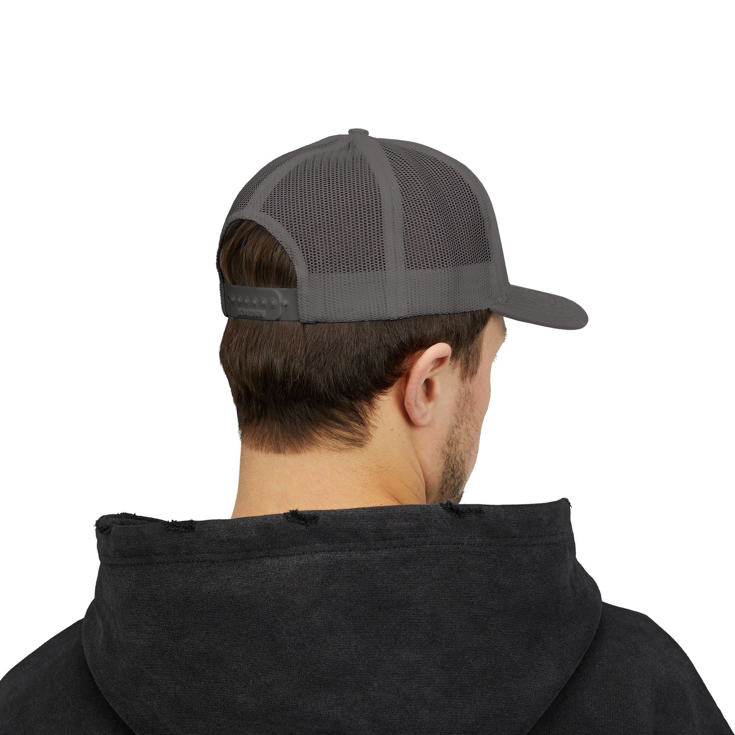 "OGG" Snapback Trucker Hat - Grey plate