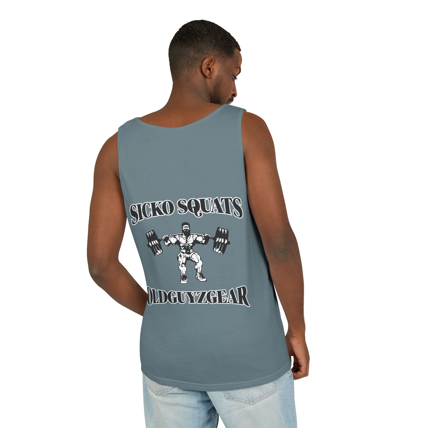 OldGuyzGear "Sicko Squats" Fitness Tank Top
