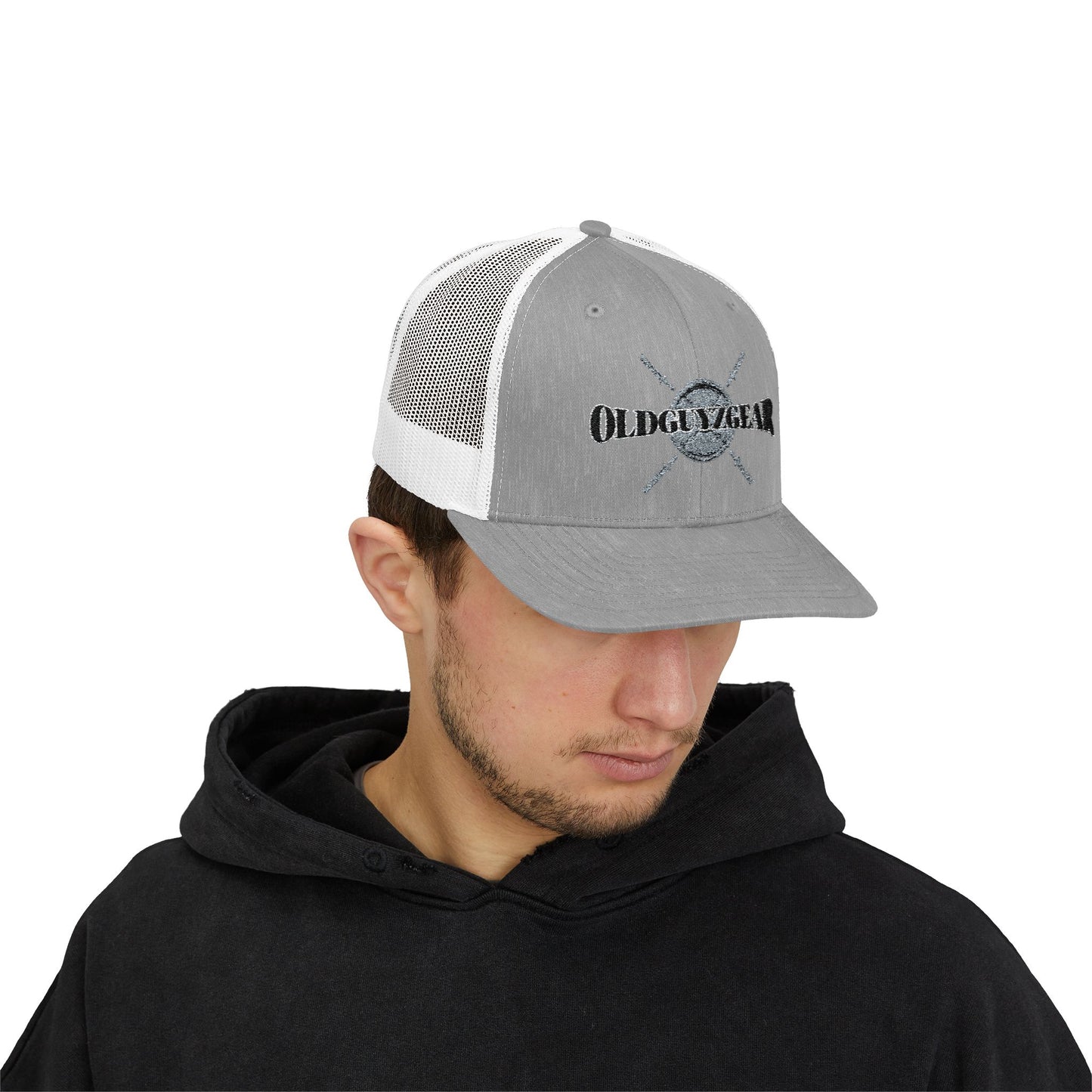 "OGG" Snapback Trucker Hat - Grey plate