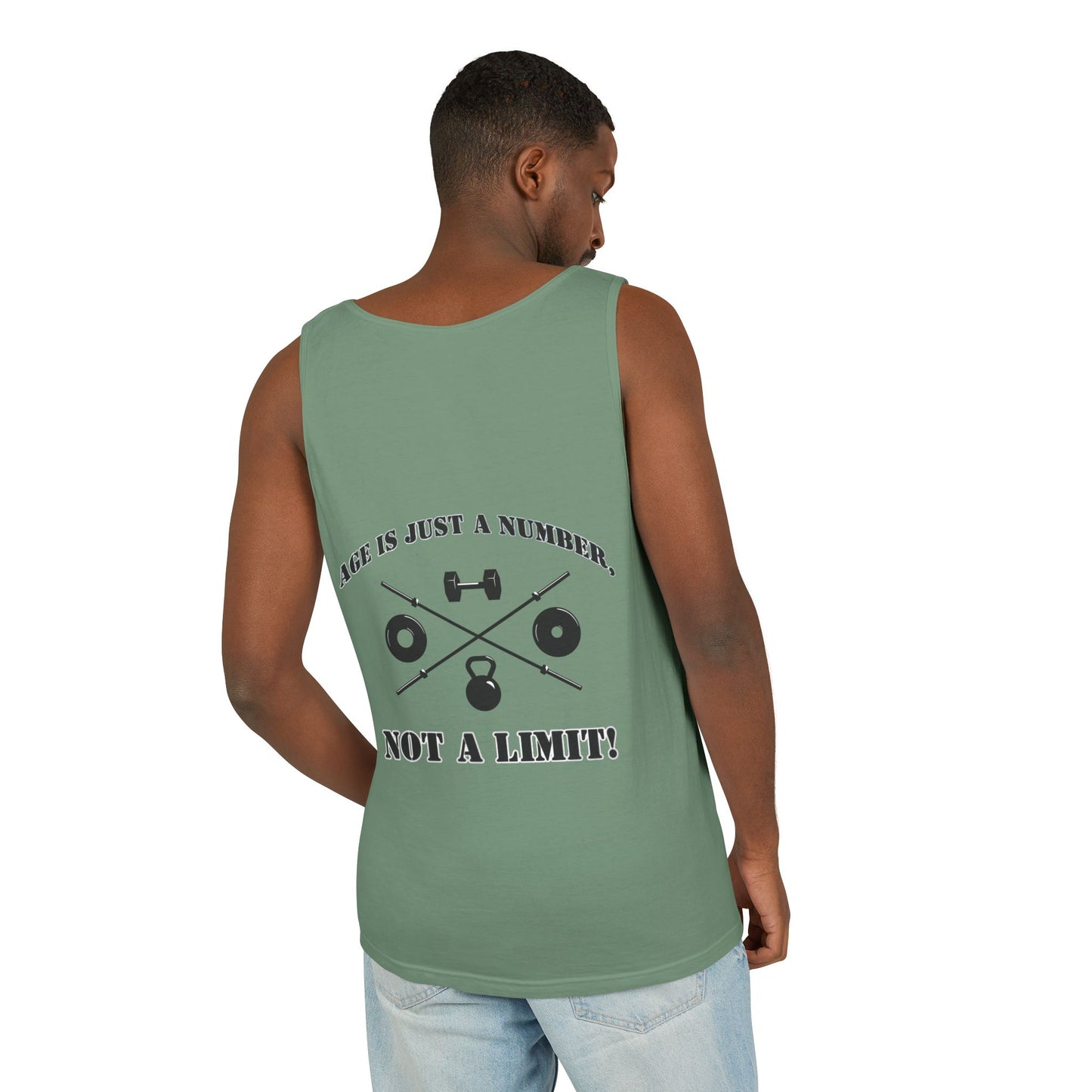 OldGuyzGear "Age is Just a Number, not a Limit" Fitness Tank Top