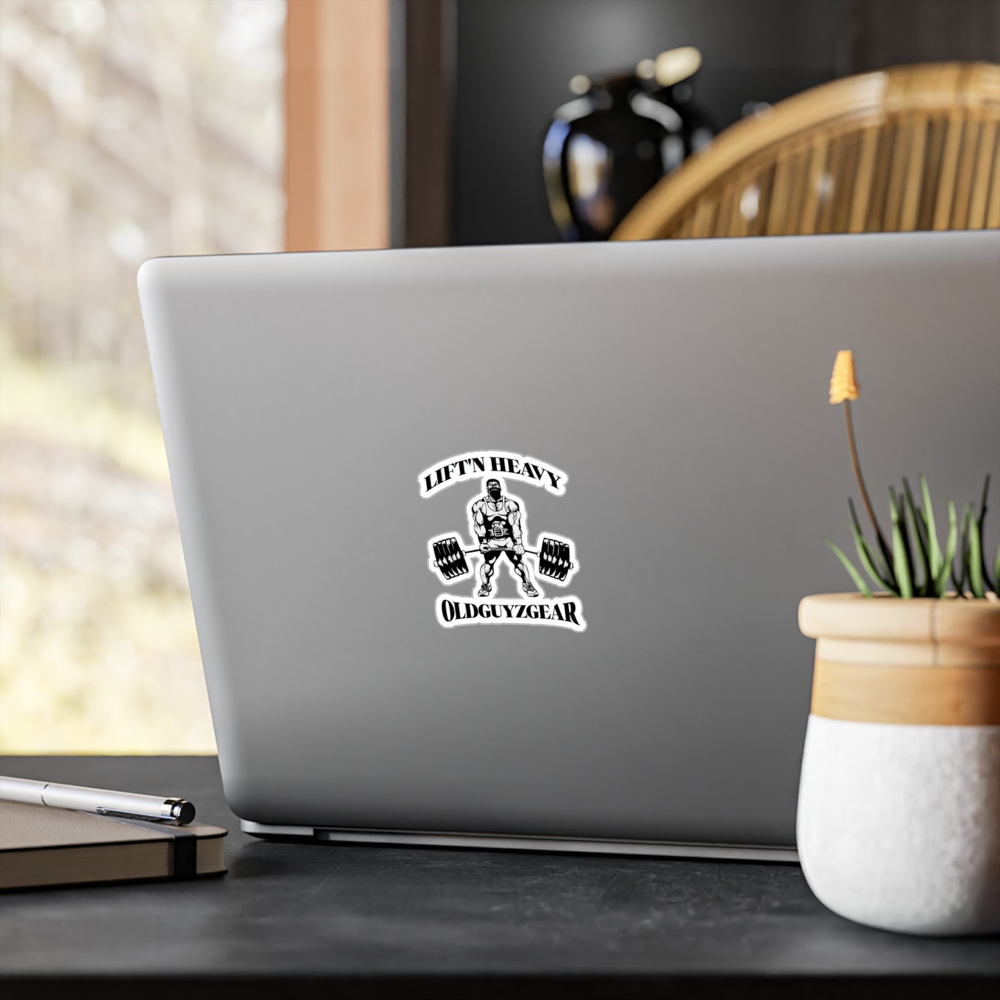 "Lift'n Heavy" - Vinyl Decals -  Motivational Gym Stickers for Strength Training