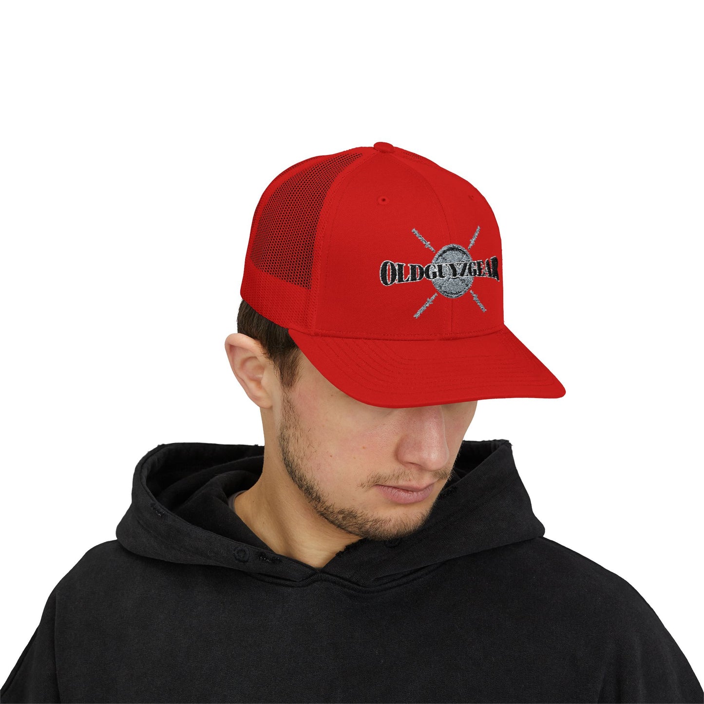 "OGG" Snapback Trucker Hat - Grey plate
