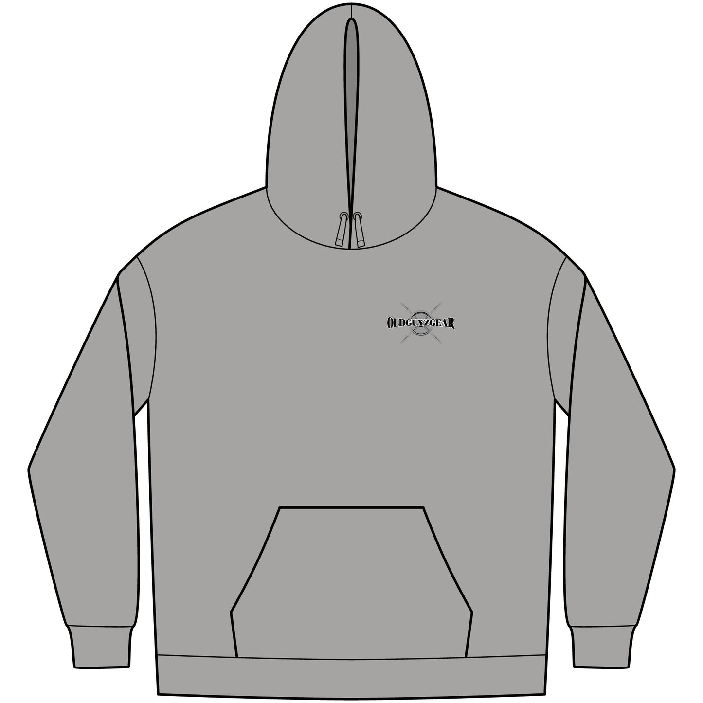 OldGuyzGear "Age is just a number, not a limit" Men's Fitness Hoodie