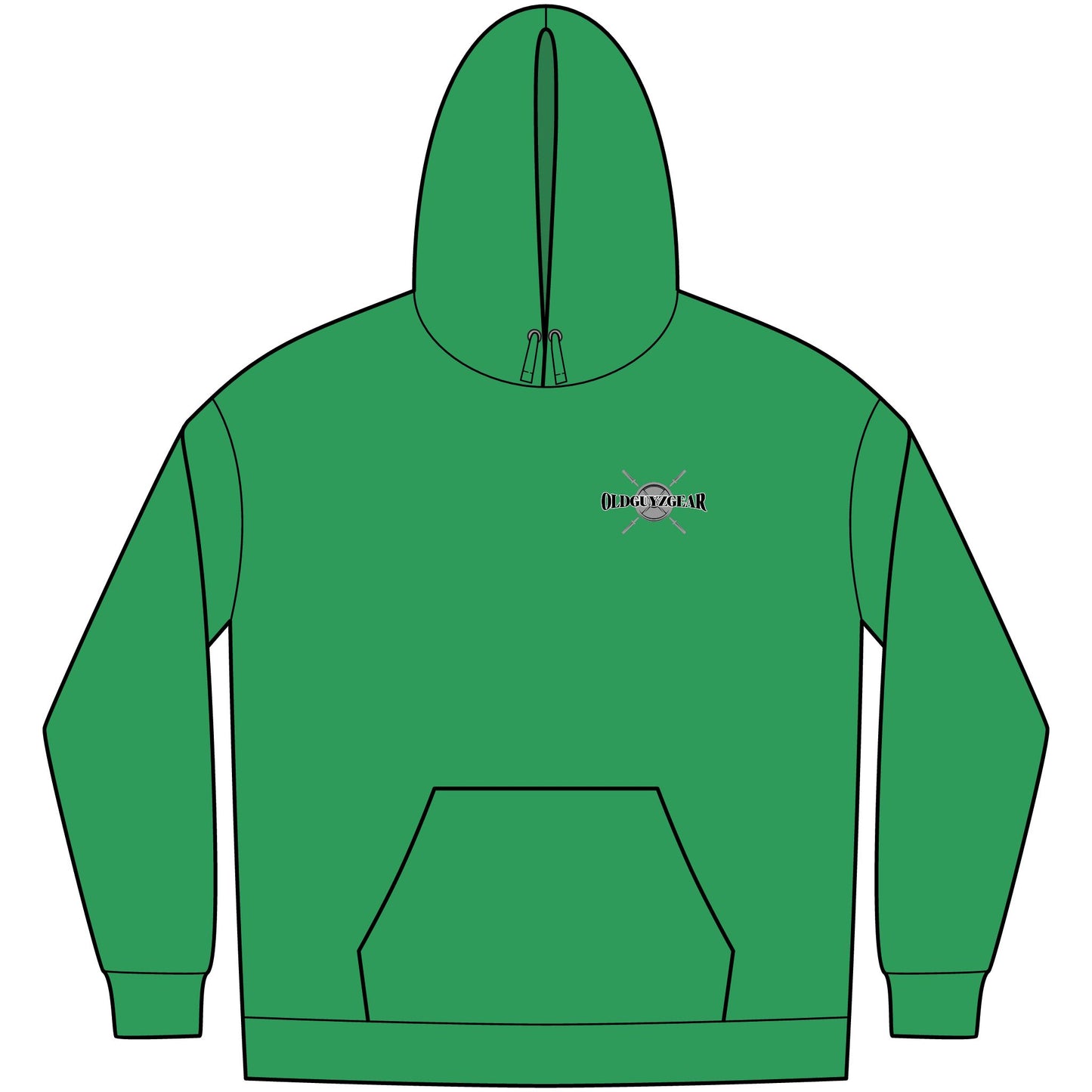 OldGuyzGear "Age is just a number, not a limit" Men's Fitness Hoodie