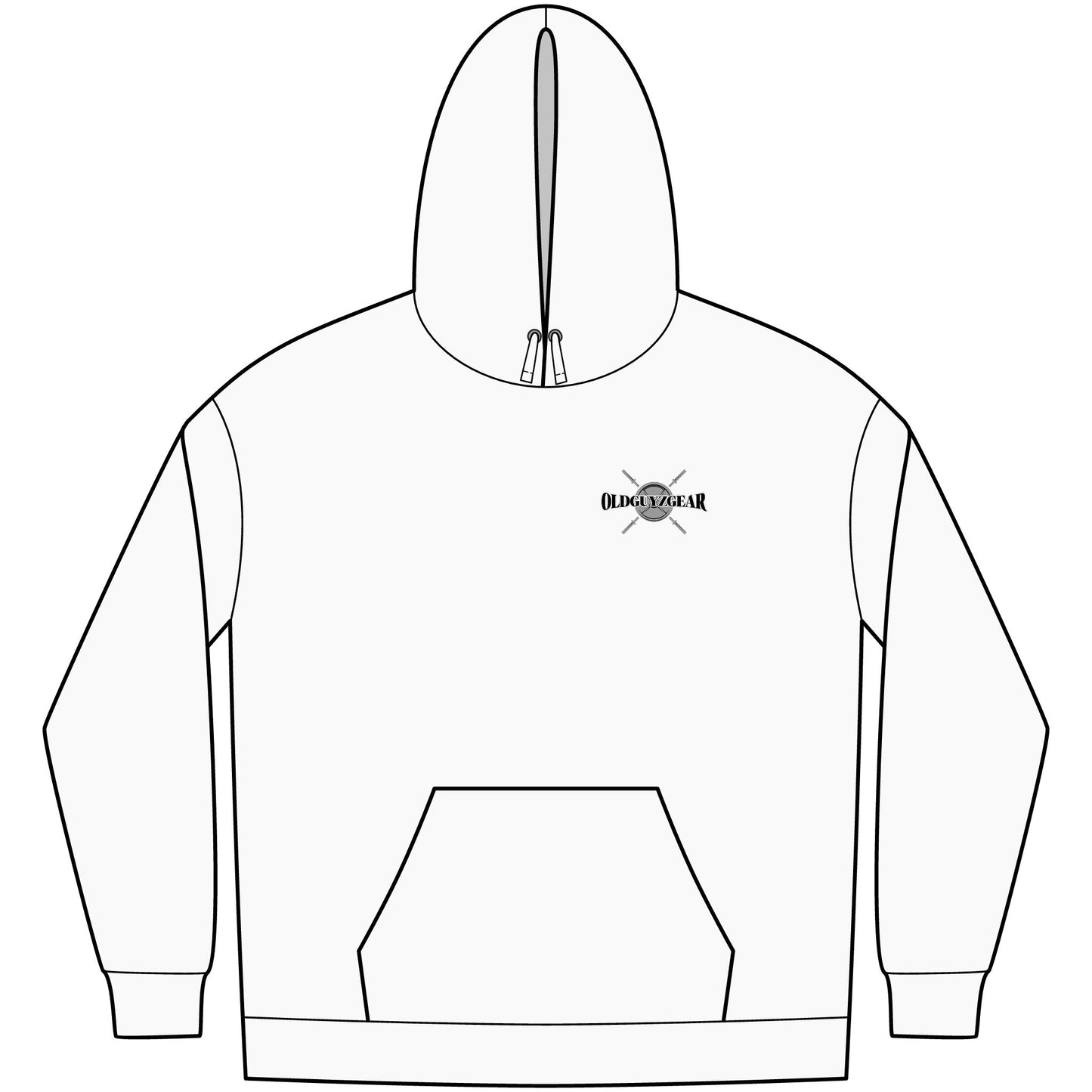 OldGuyzGear "Age is just a number, not a limit" Men's Fitness Hoodie