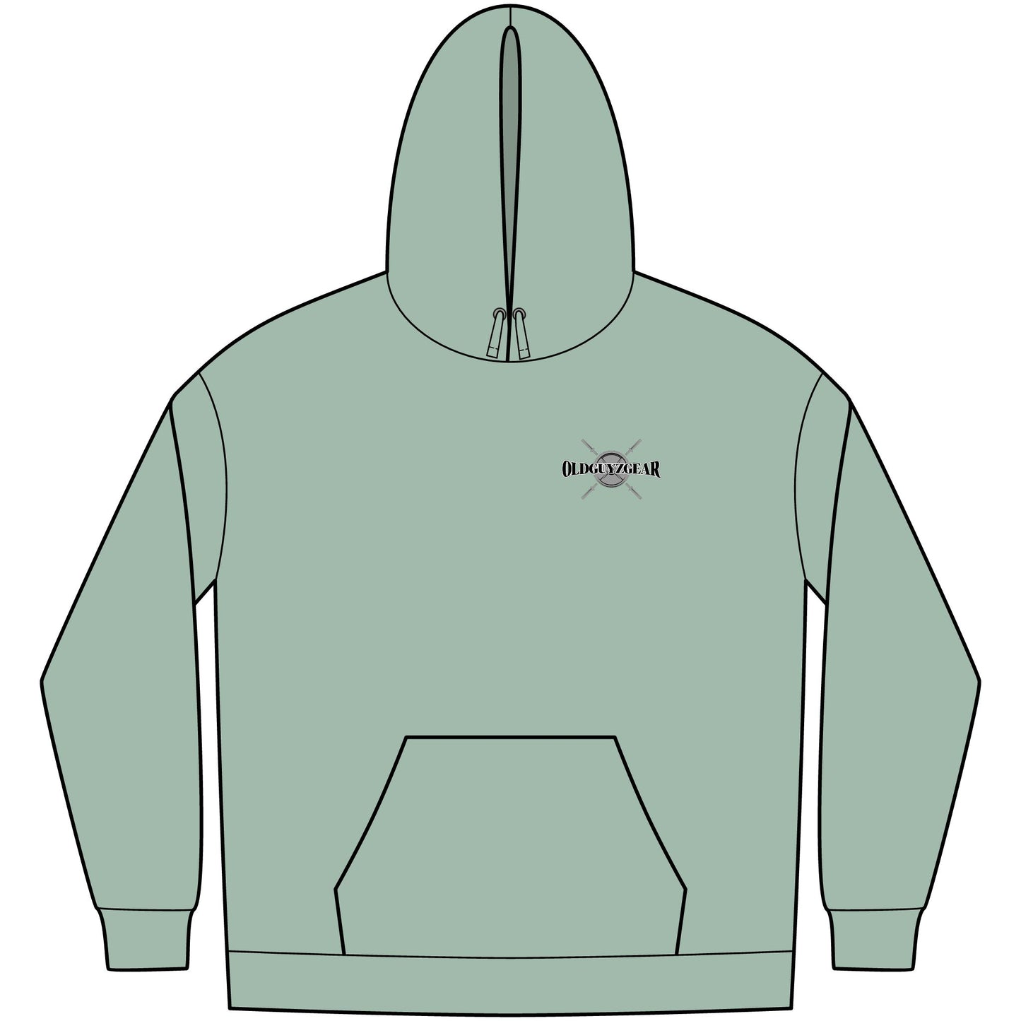 OldGuyzGear "Age is just a number, not a limit" Men's Fitness Hoodie