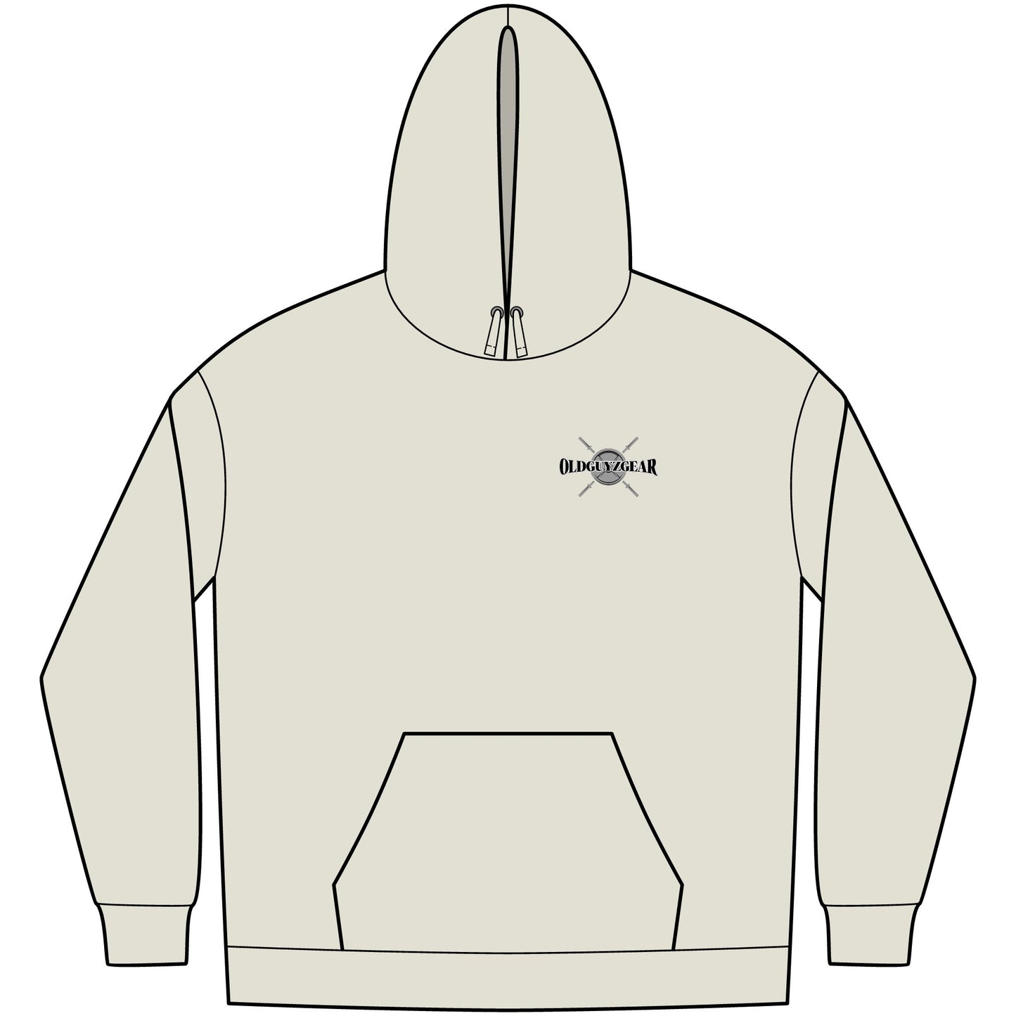 OldGuyzGear "Age is just a number, not a limit" Men's Fitness Hoodie