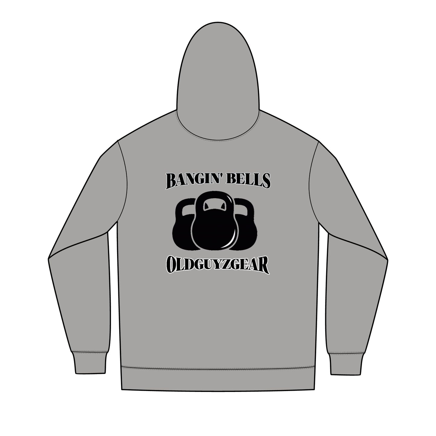 OldGuyzGear "Bangin" Bells" Men's Fitness Full-Zip Hoodie 2.1