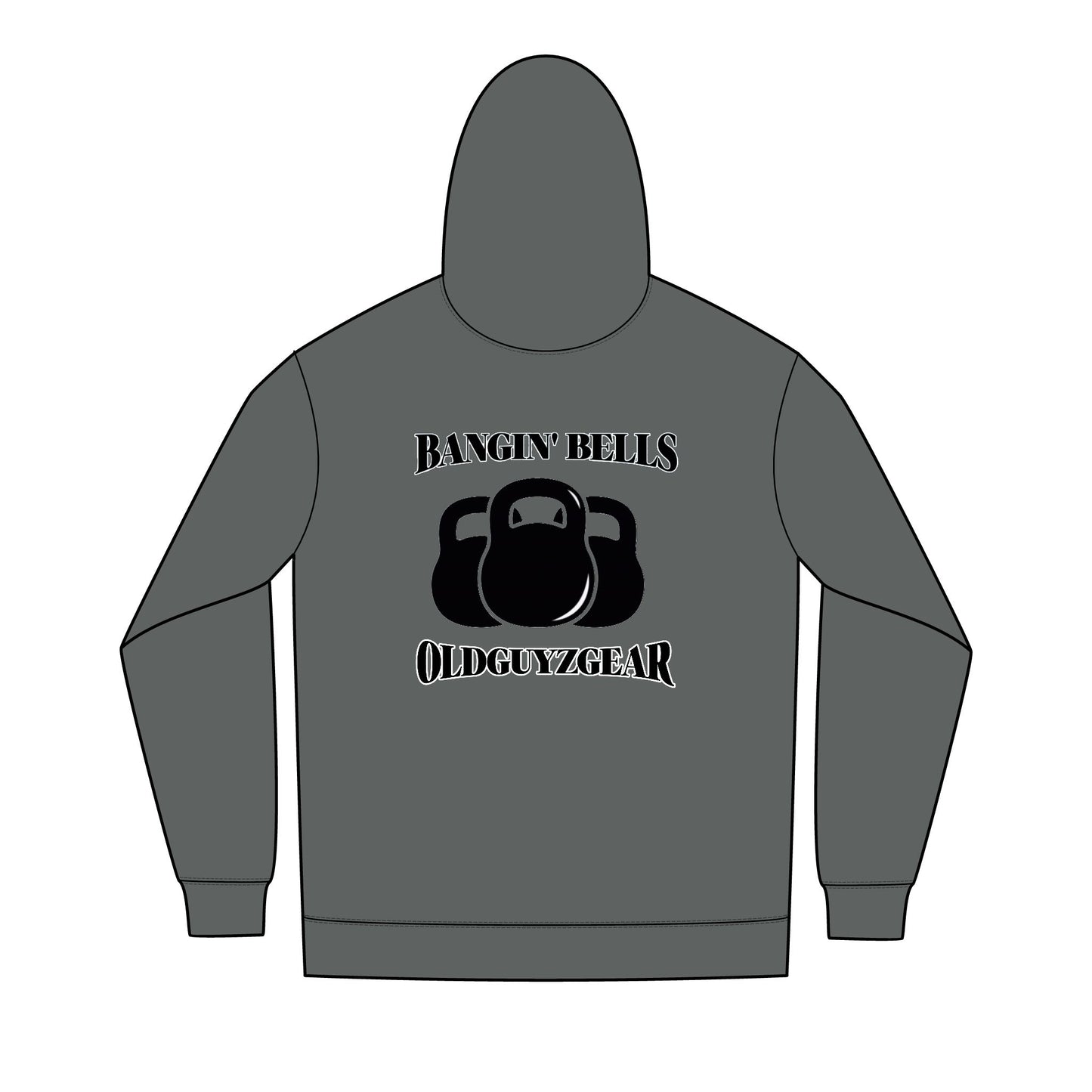 OldGuyzGear "Bangin" Bells" Men's Fitness Full-Zip Hoodie 2.1