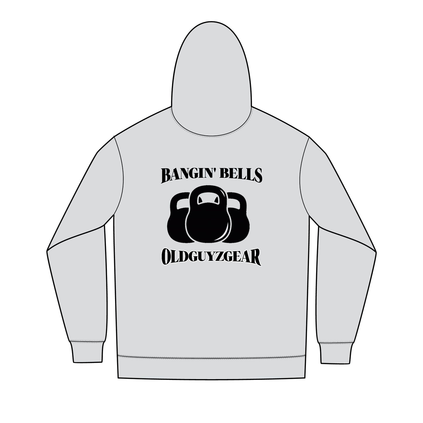 OldGuyzGear "Bangin" Bells" Men's Fitness Full-Zip Hoodie 2.1