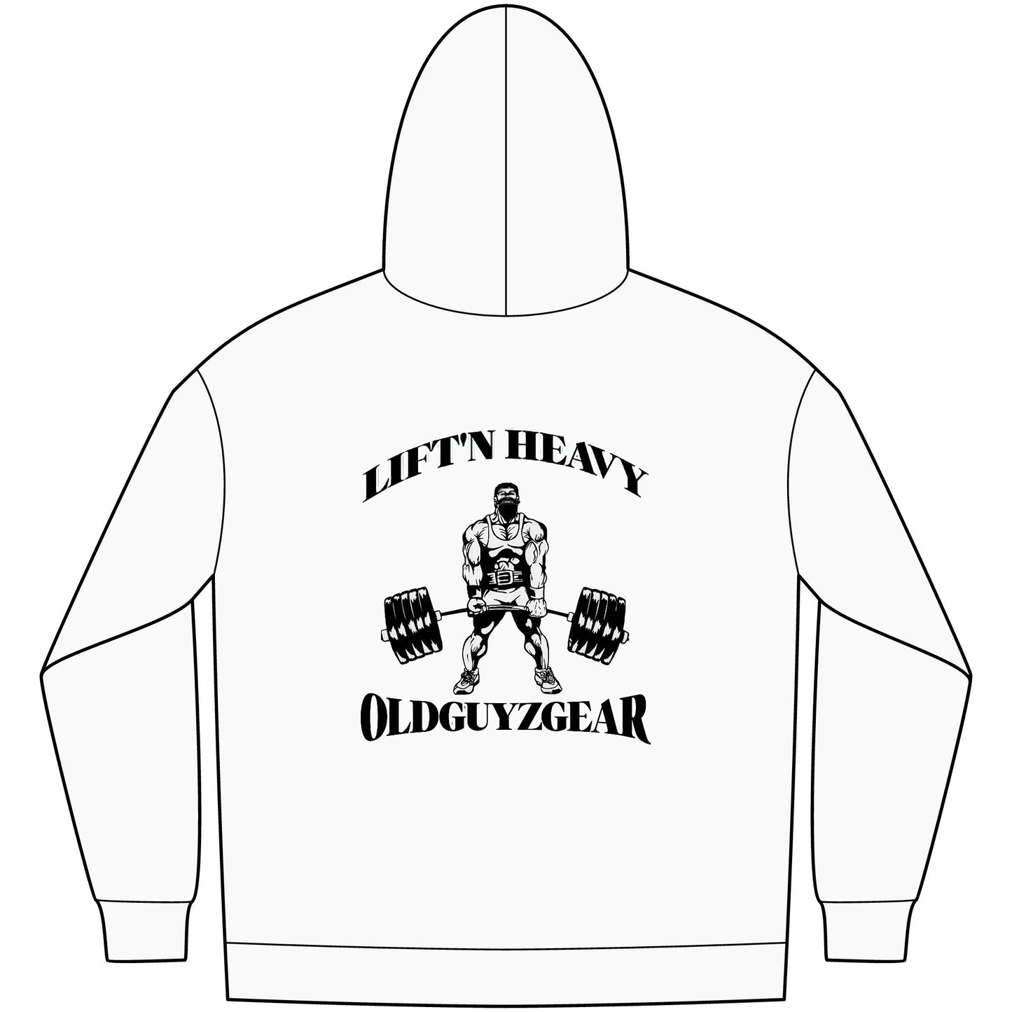 "Lift'n Heavy" Men's Fitness Hoodie