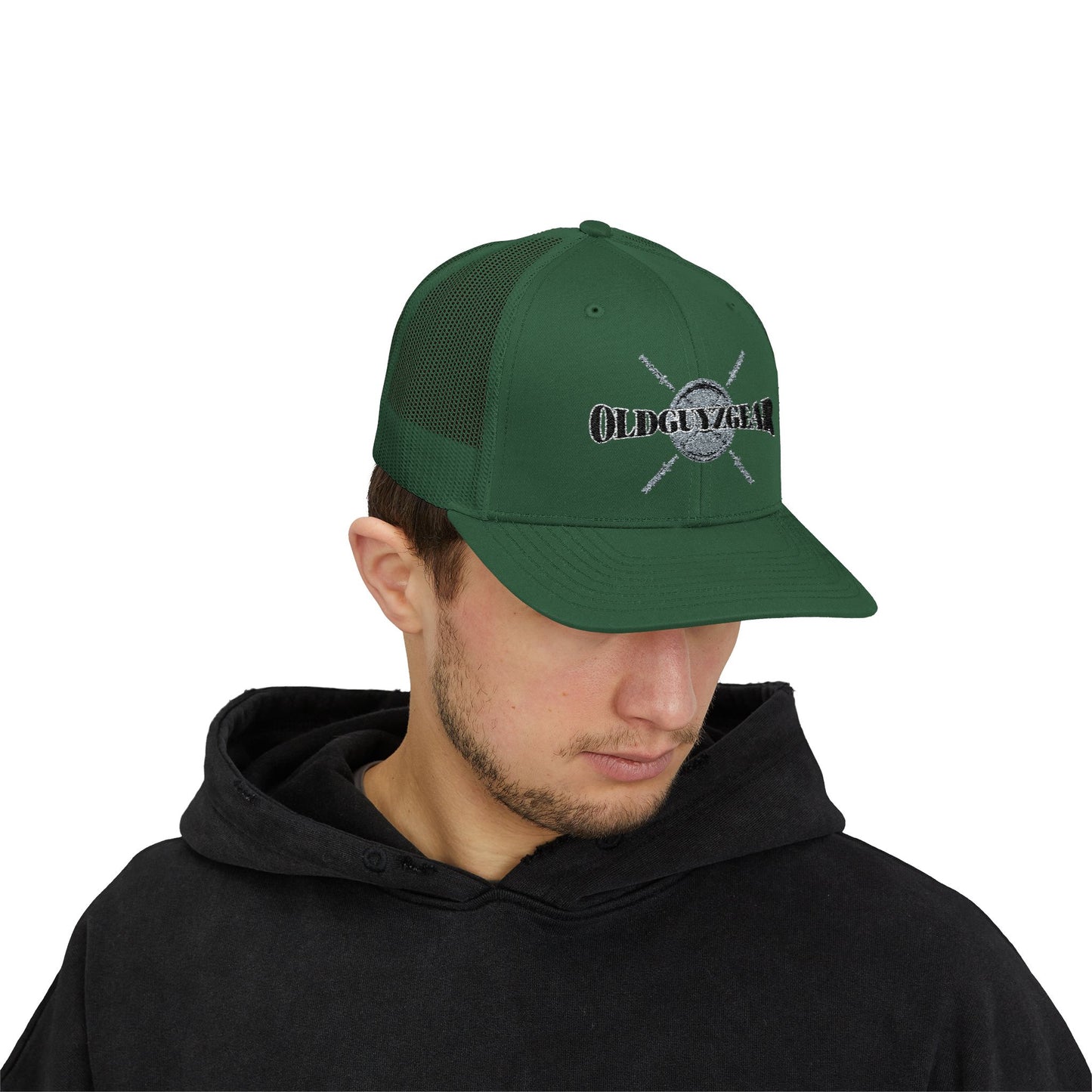 "OGG" Snapback Trucker Hat - Grey plate