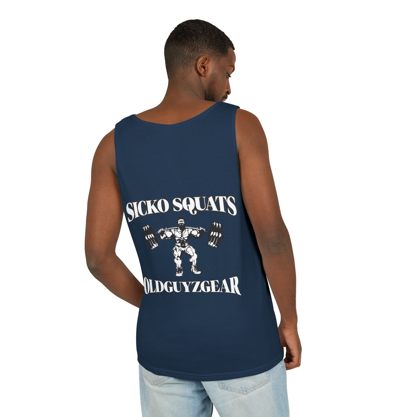 OldGuyzGear "Sicko Squats" Fitness Tank Top