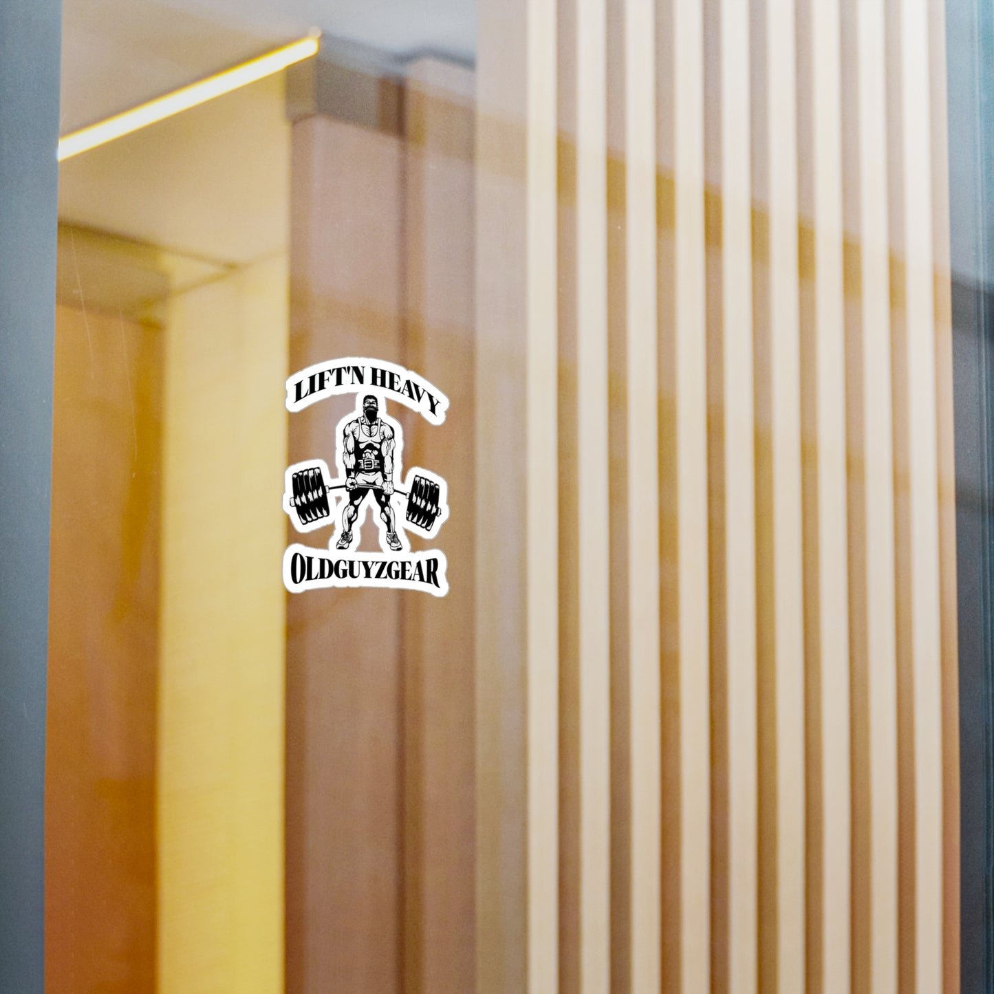 "Lift'n Heavy" - Vinyl Decals -  Motivational Gym Stickers for Strength Training