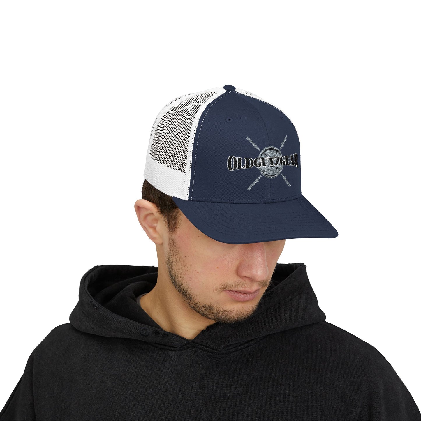"OGG" Snapback Trucker Hat - Grey plate