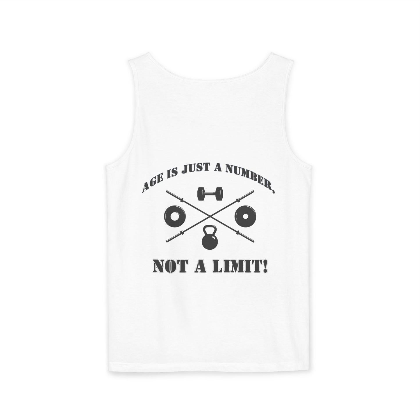OldGuyzGear "Age is Just a Number, not a Limit" Fitness Tank Top