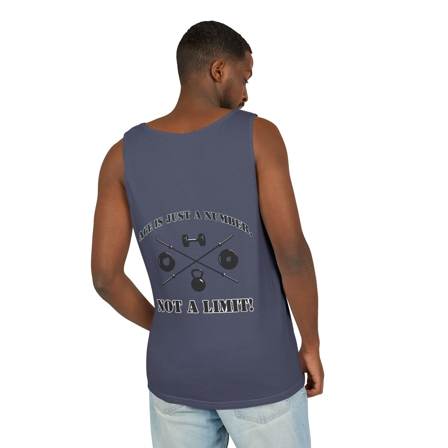 OldGuyzGear "Age is Just a Number, not a Limit" Fitness Tank Top