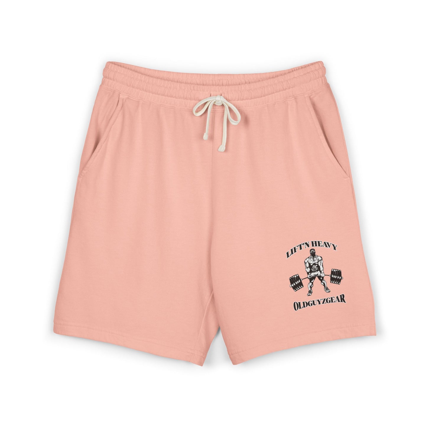 OldGuyzGear "Lift'n Heavy" Lightweight Fleece Sweat Shorts,  Workout Gear,