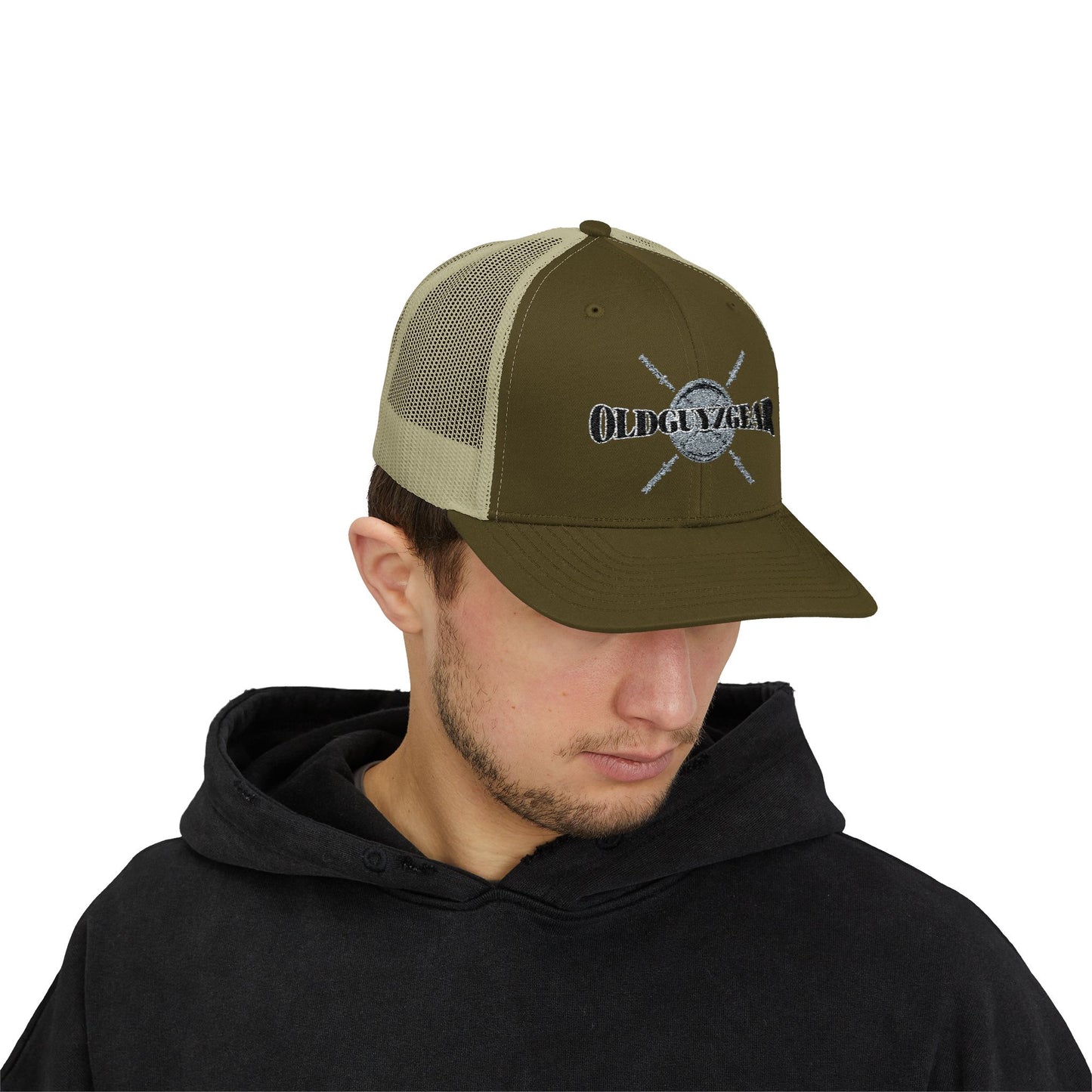 "OGG" Snapback Trucker Hat - Grey plate