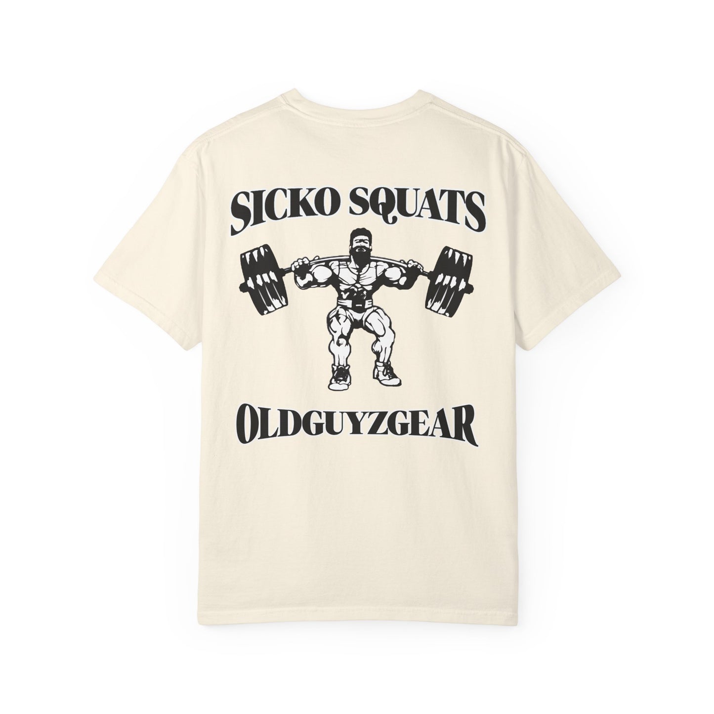 OldGuyzGear "Sicko Squats" T-Shirt — Heavy Tee
