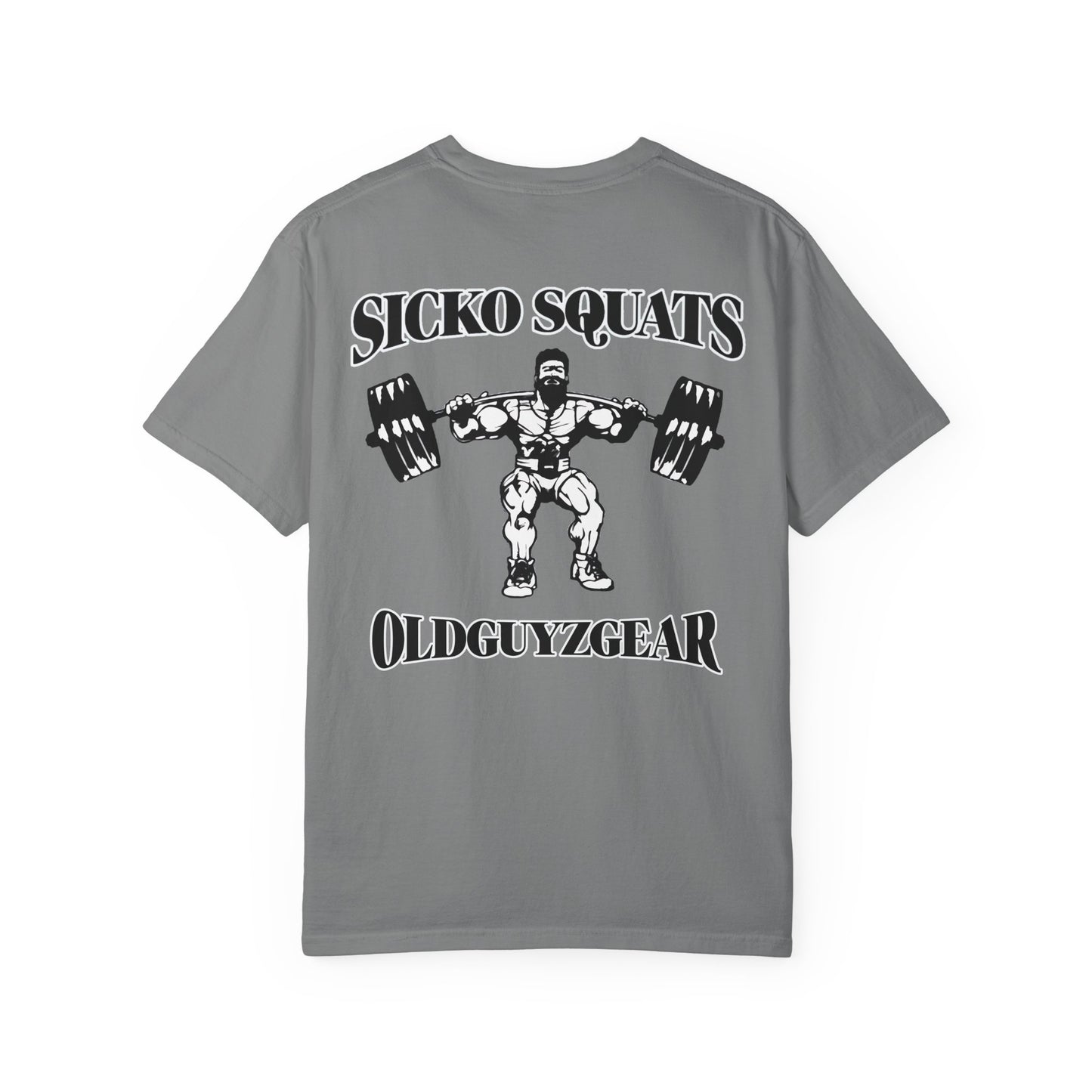 OldGuyzGear "Sicko Squats" T-Shirt — Heavy Tee